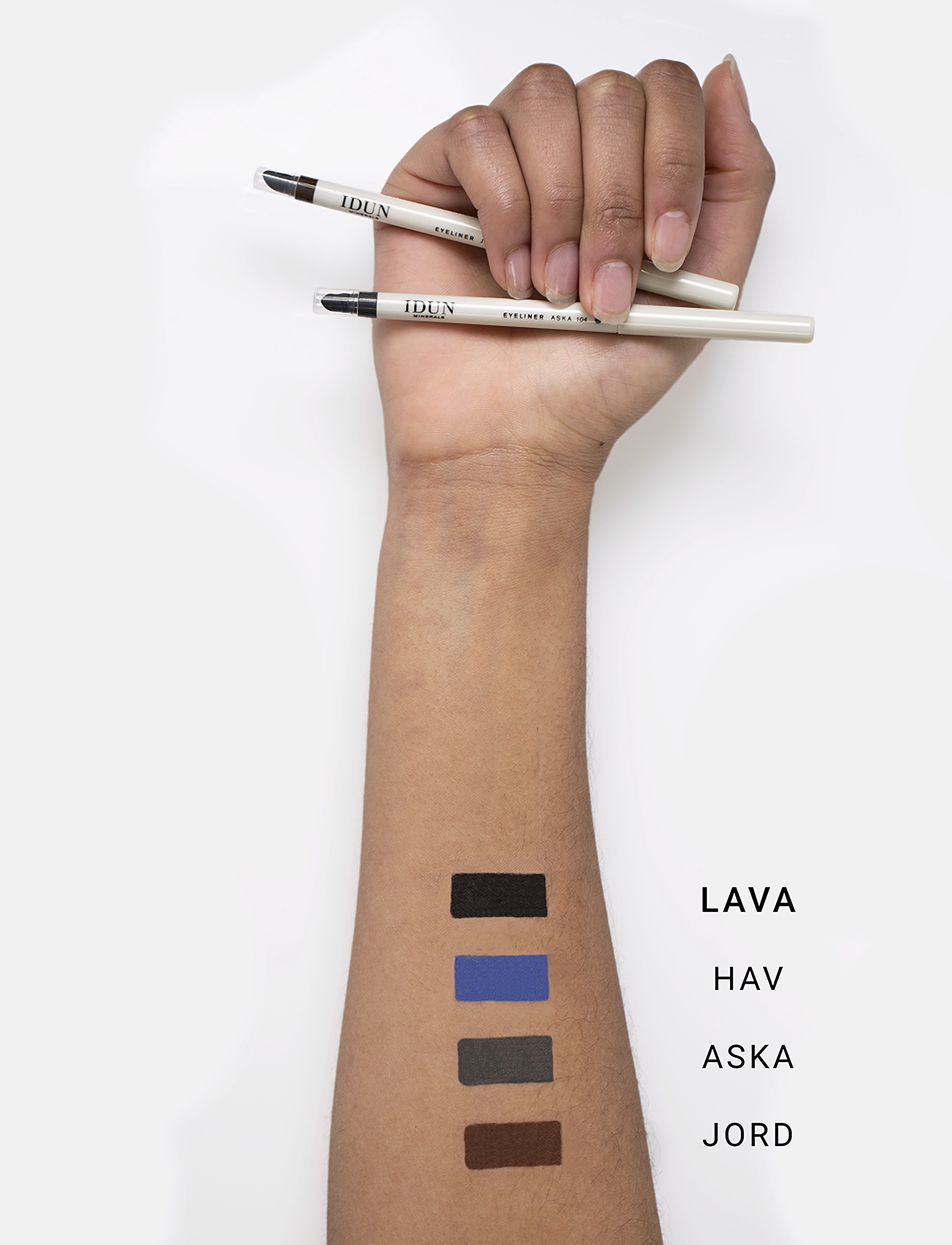 IDUN Minerals - Creamy Eyeliner Lava - makeup - black - 3