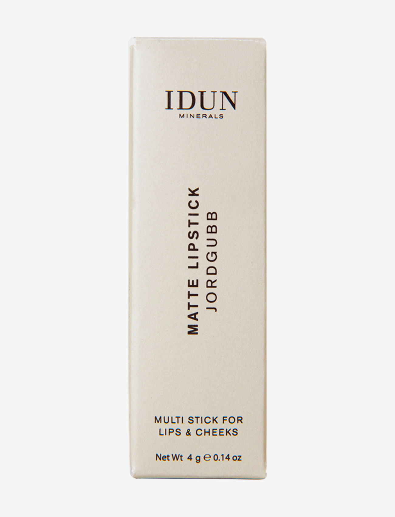 IDUN Minerals - Matte Lipstick Jordgubb - redo för date night - jordgubb - 2