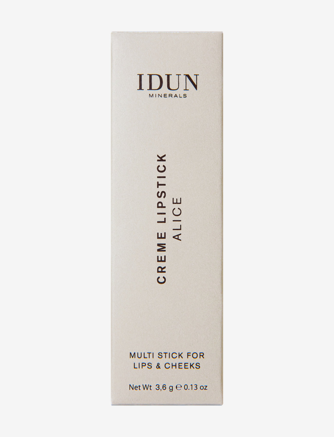 IDUN Minerals - Creme Lipstick Alice - redo för date night - alice - 2