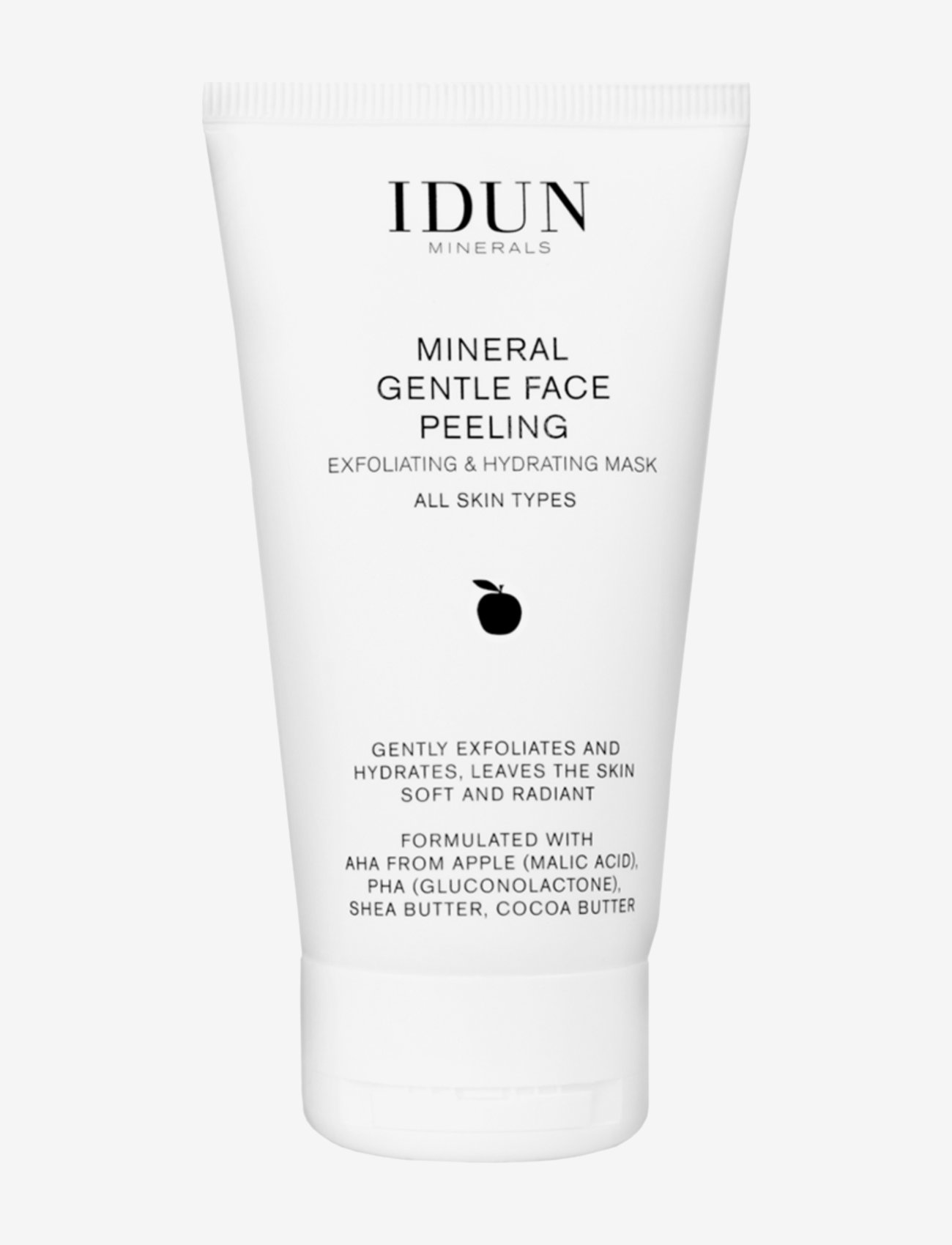 IDUN Minerals Mineral Gentle Face Peeling, Skrællekniv, Nude, Str: 75 ml