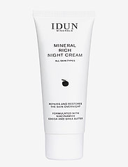IDUN Minerals - Mineral Rich Night Cream - kosteusvoiteet - clear - 0