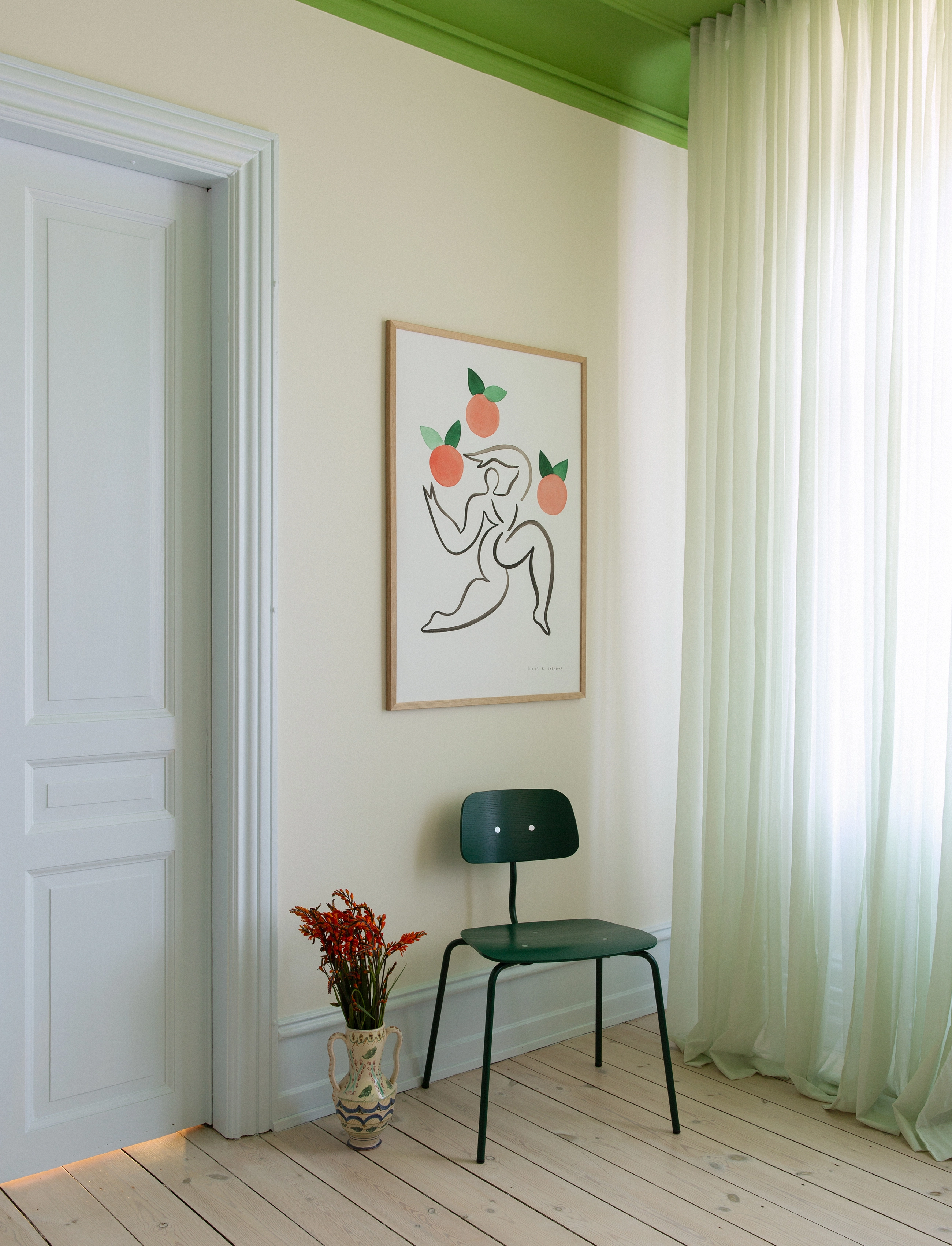 If Walls Could Talk - Junglør Med Appelsiner - illustrationen - multi-colored - 0