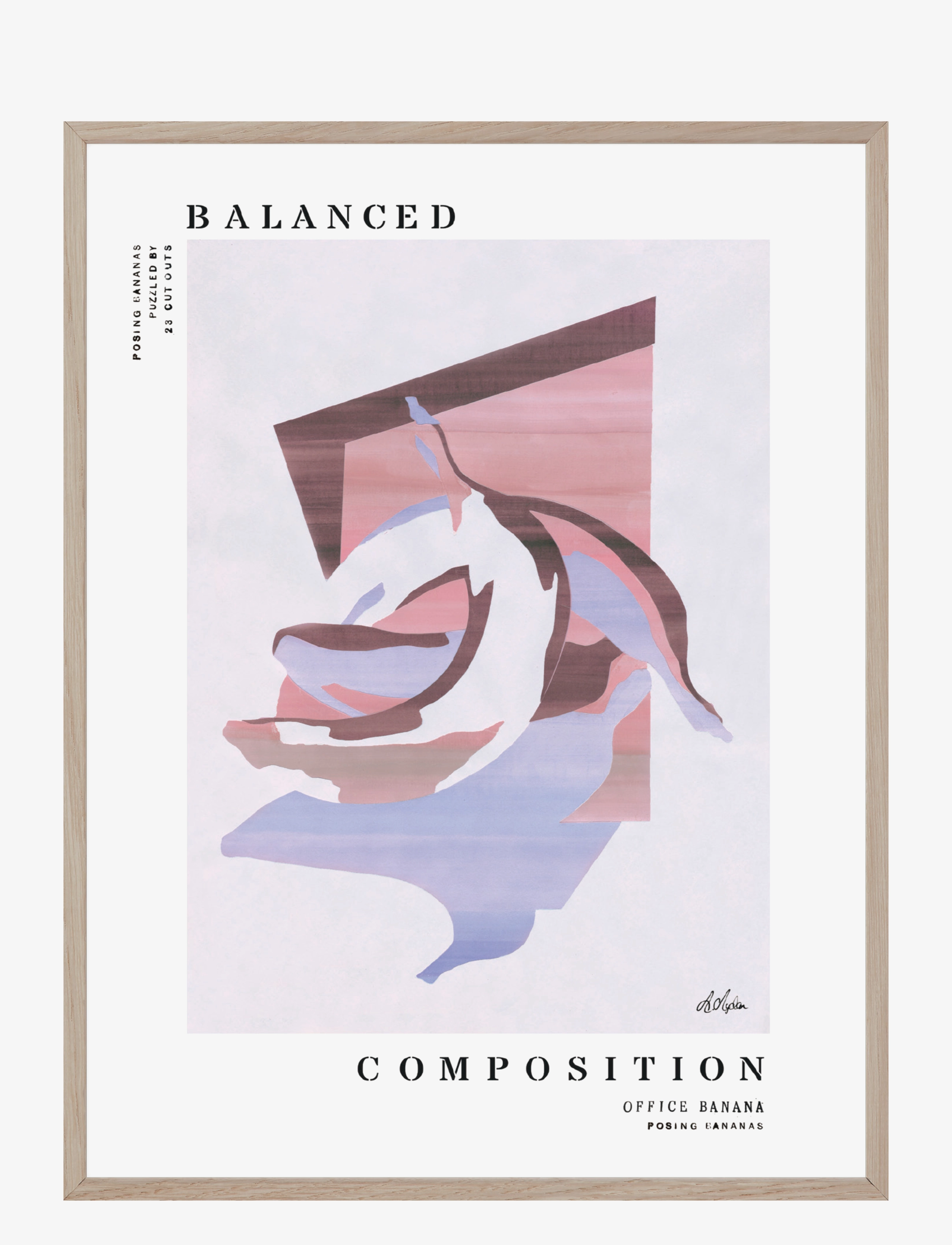 IF WALLS COULD TALK Balanced Composition Patterned - 70X100CM - Unisex