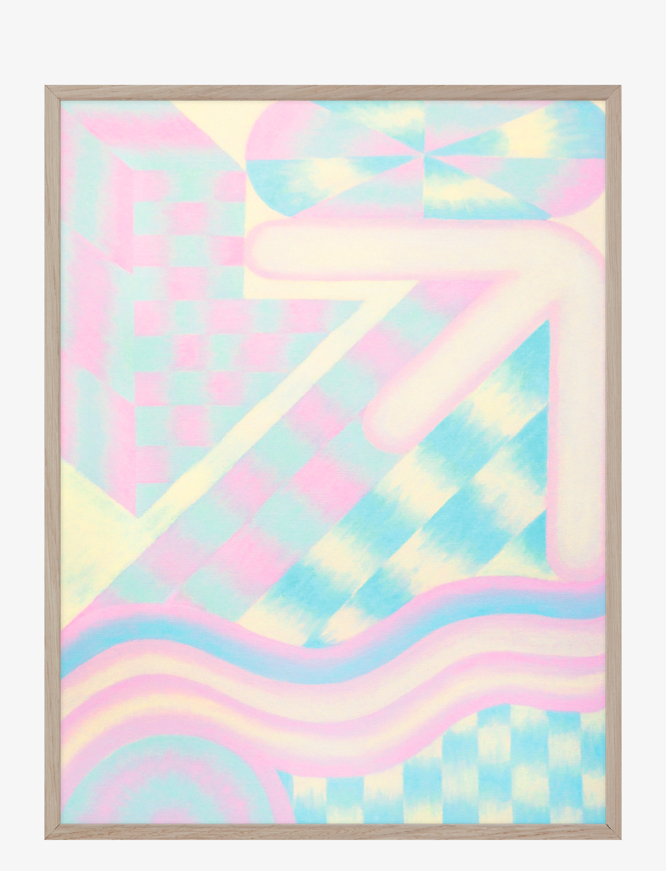If Walls Could Talk Composition With Arrow No. 1, 30X40 cm, Posters, Mehrfarbig/gemustert - Graphical Patterns, Homeware
