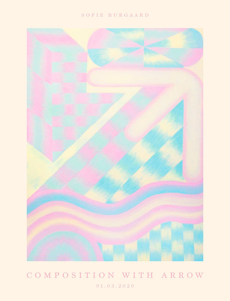 If Walls Could Talk - Composition With Arrow No. 2 - gifts below 15000kr - multi-colored - 1