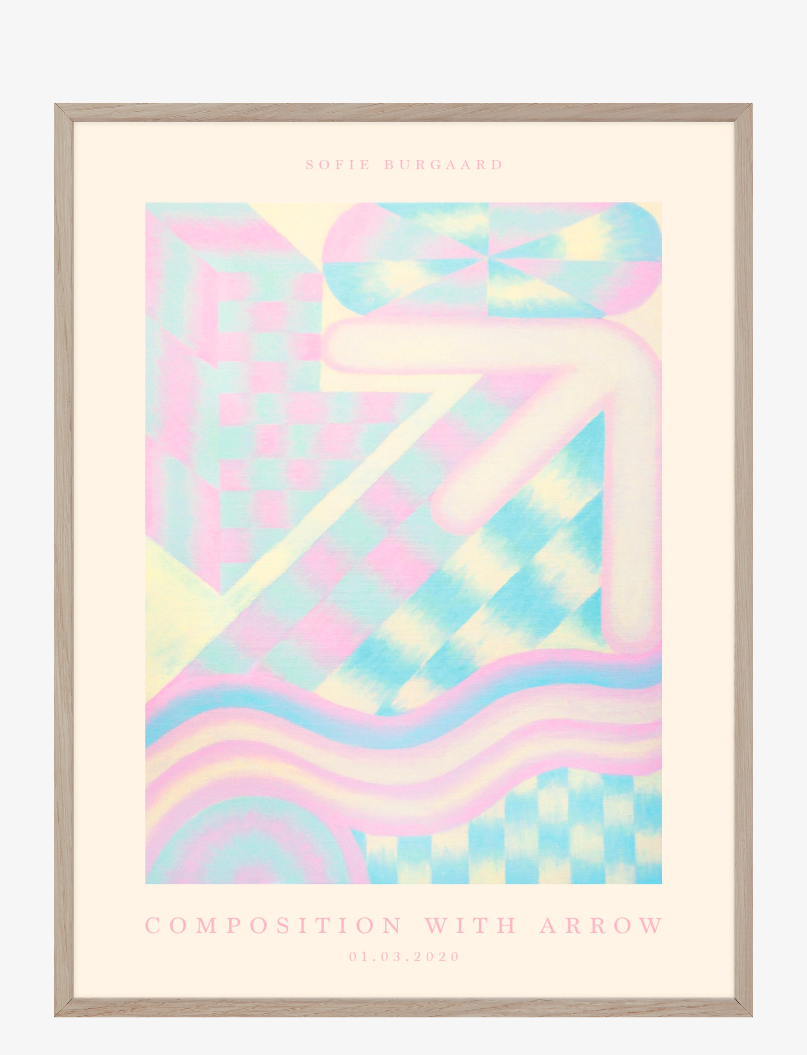 If Walls Could Talk Composition With Arrow No. 2 - Graphical patterns - MULTI-COLORED / multi