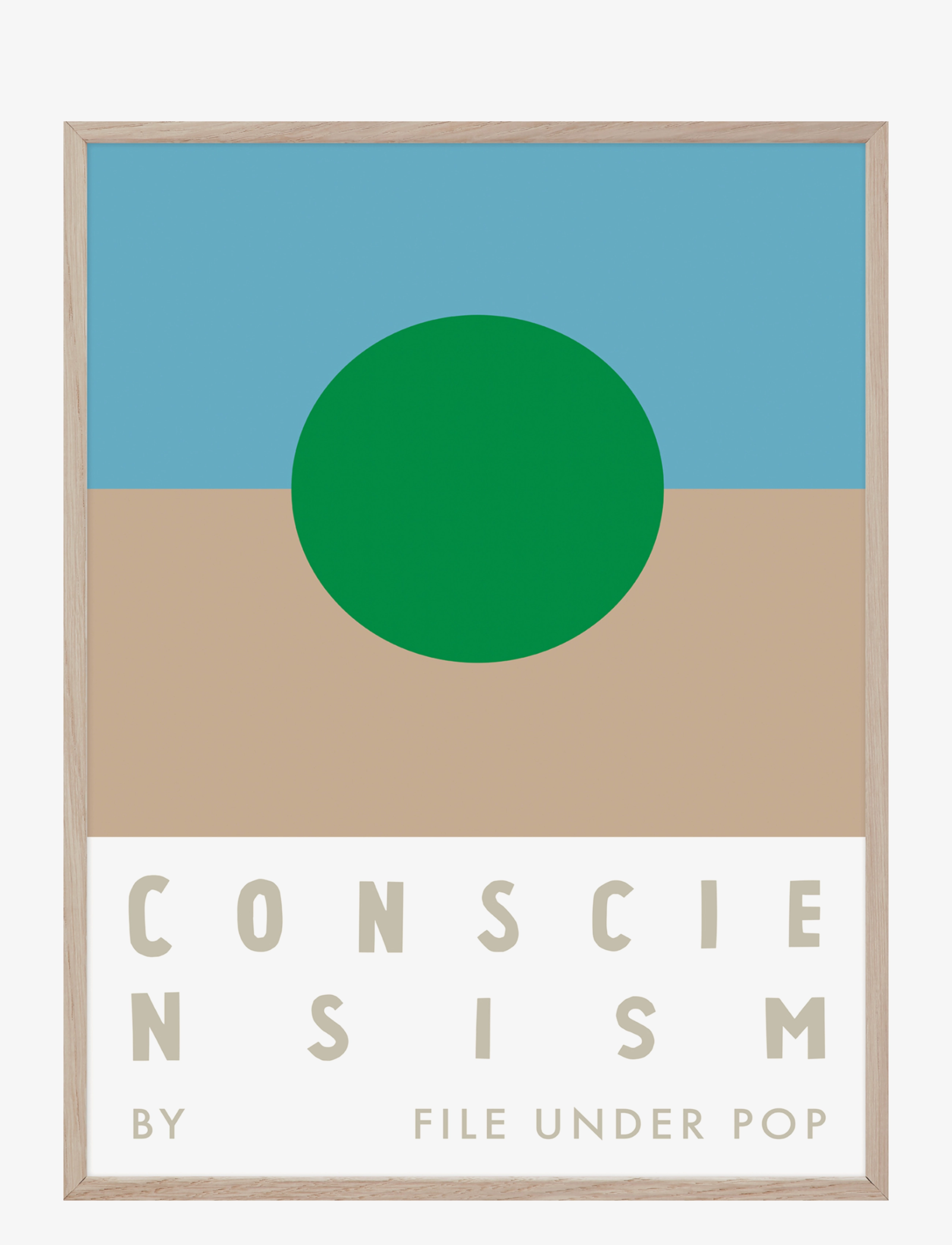 IF WALLS COULD TALK Consciensism No. 04 Grün - 30X40CM - Unisex