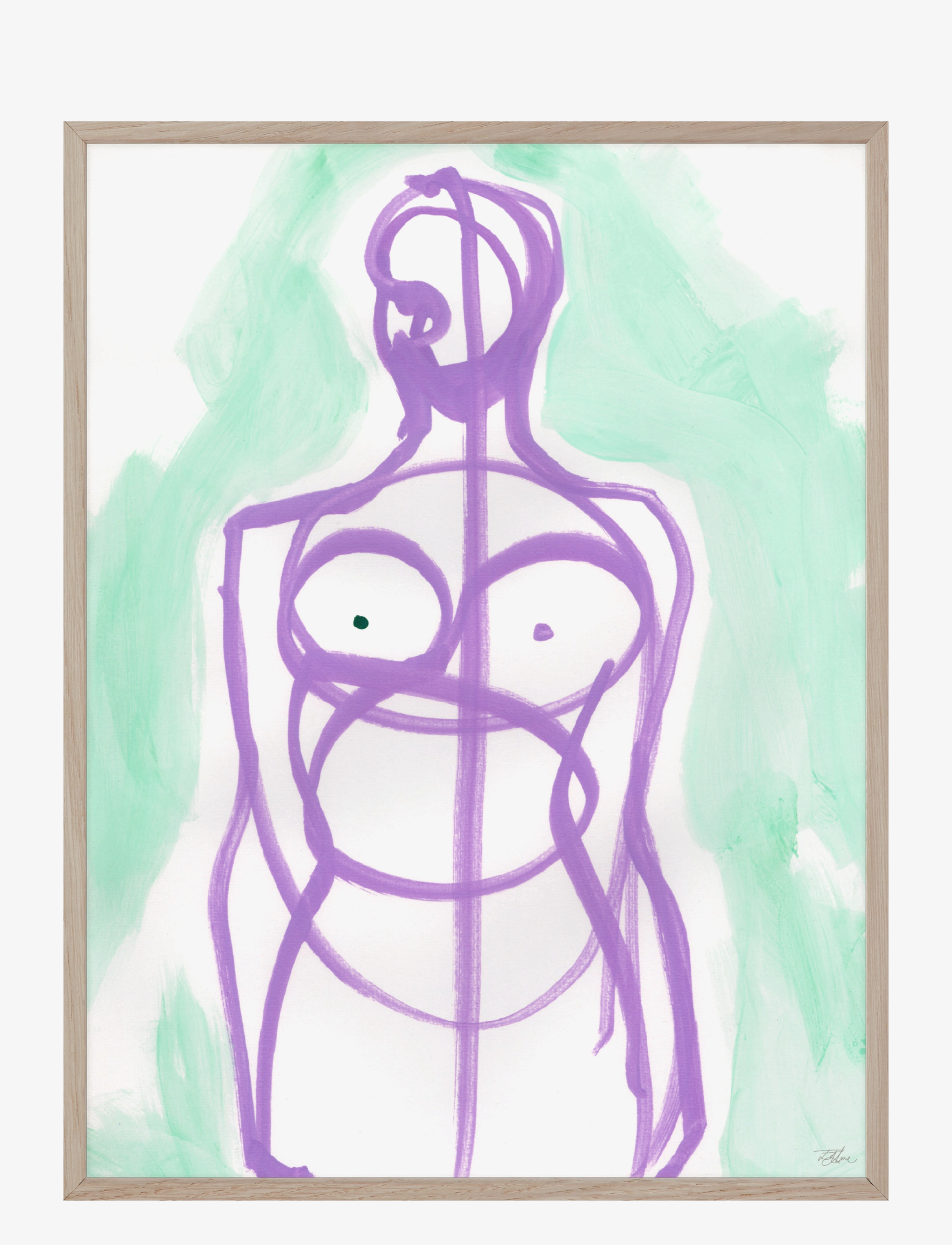 If Walls Could Talk Facing You, Graphical Patterns, Multi/mønstret, Str: 50X70CM