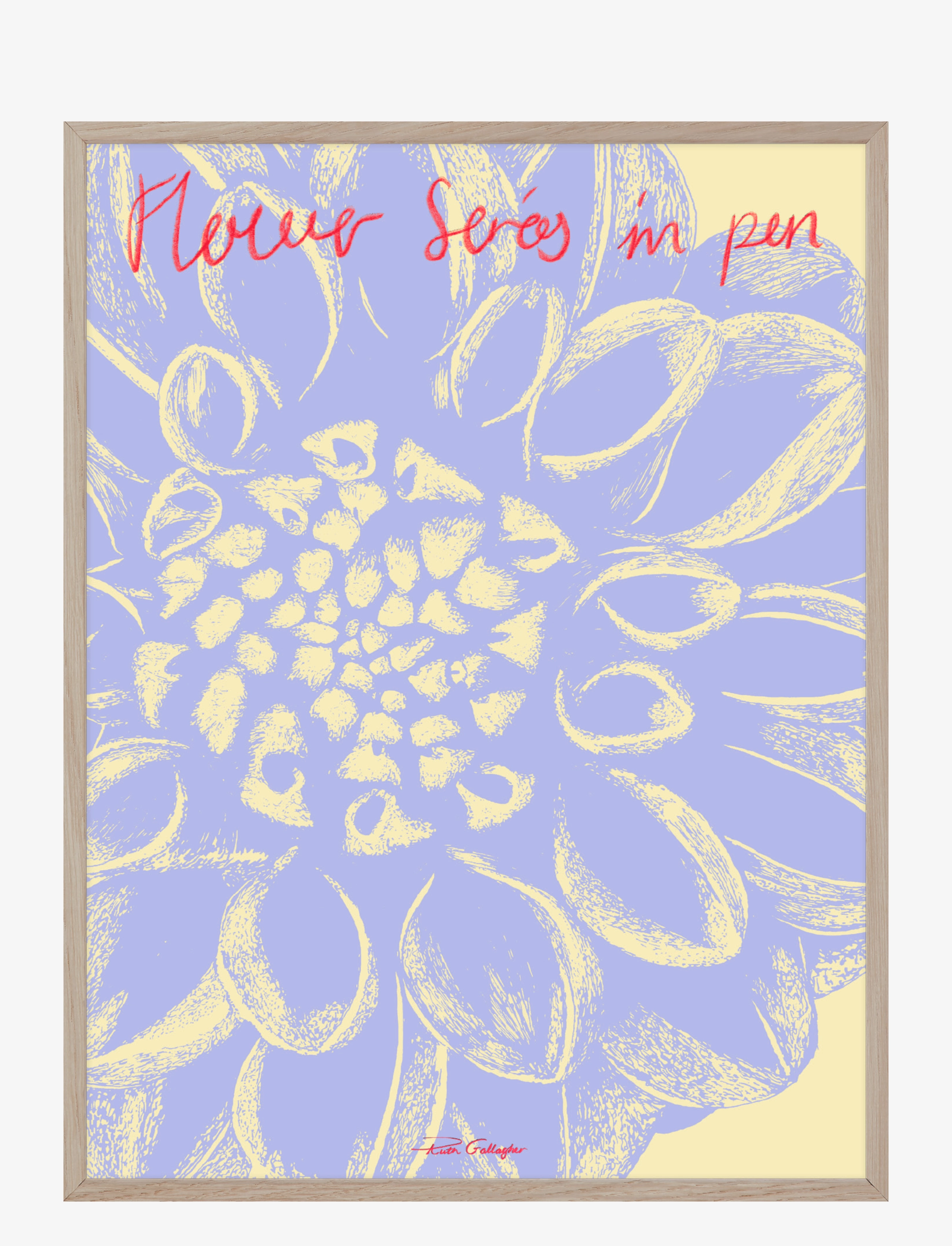 IF WALLS COULD TALK Inner Strength Lila - 70X100CM - Unisex