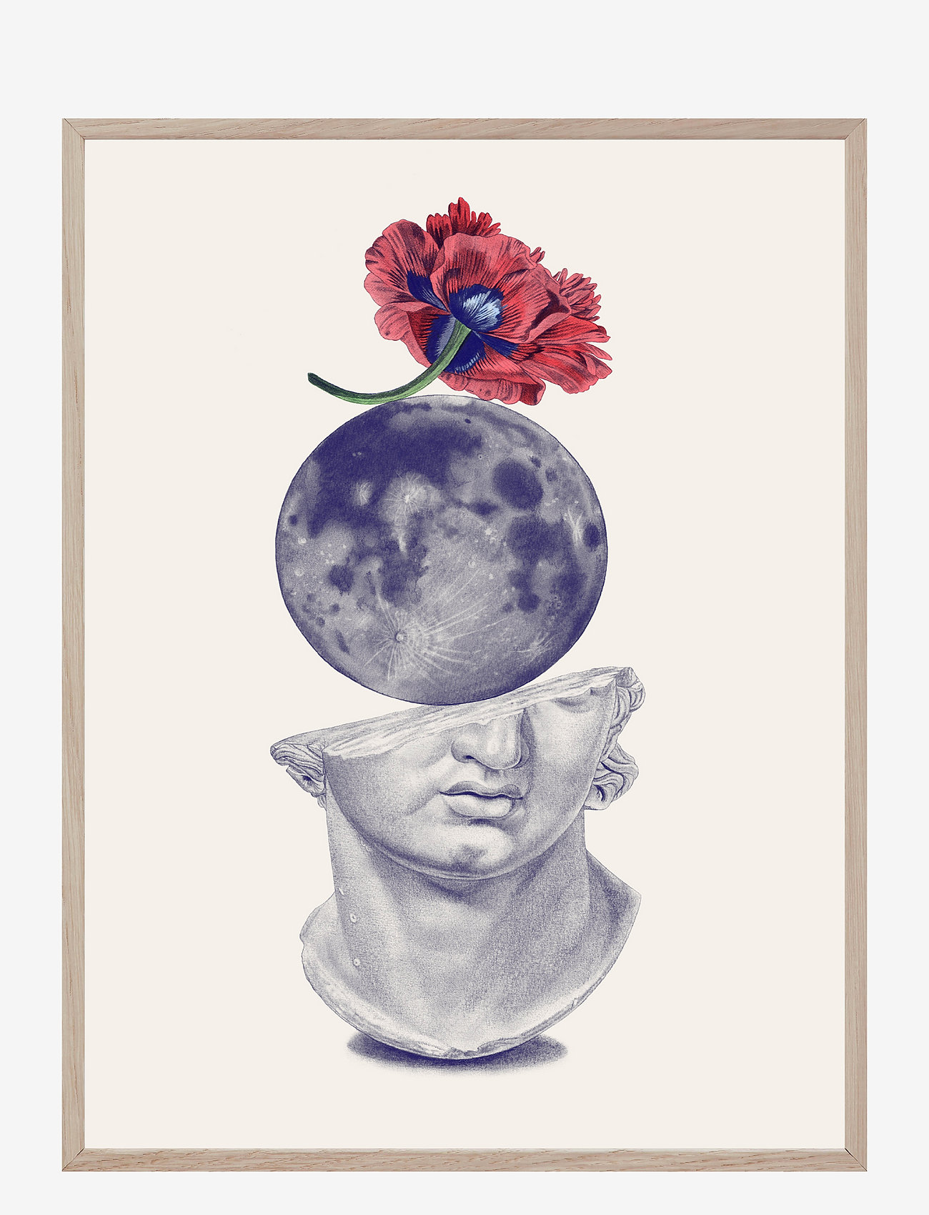 If Walls Could Talk - Red Poppy, Moon and Plaster - mažiausios kainos - multi-colored - 0