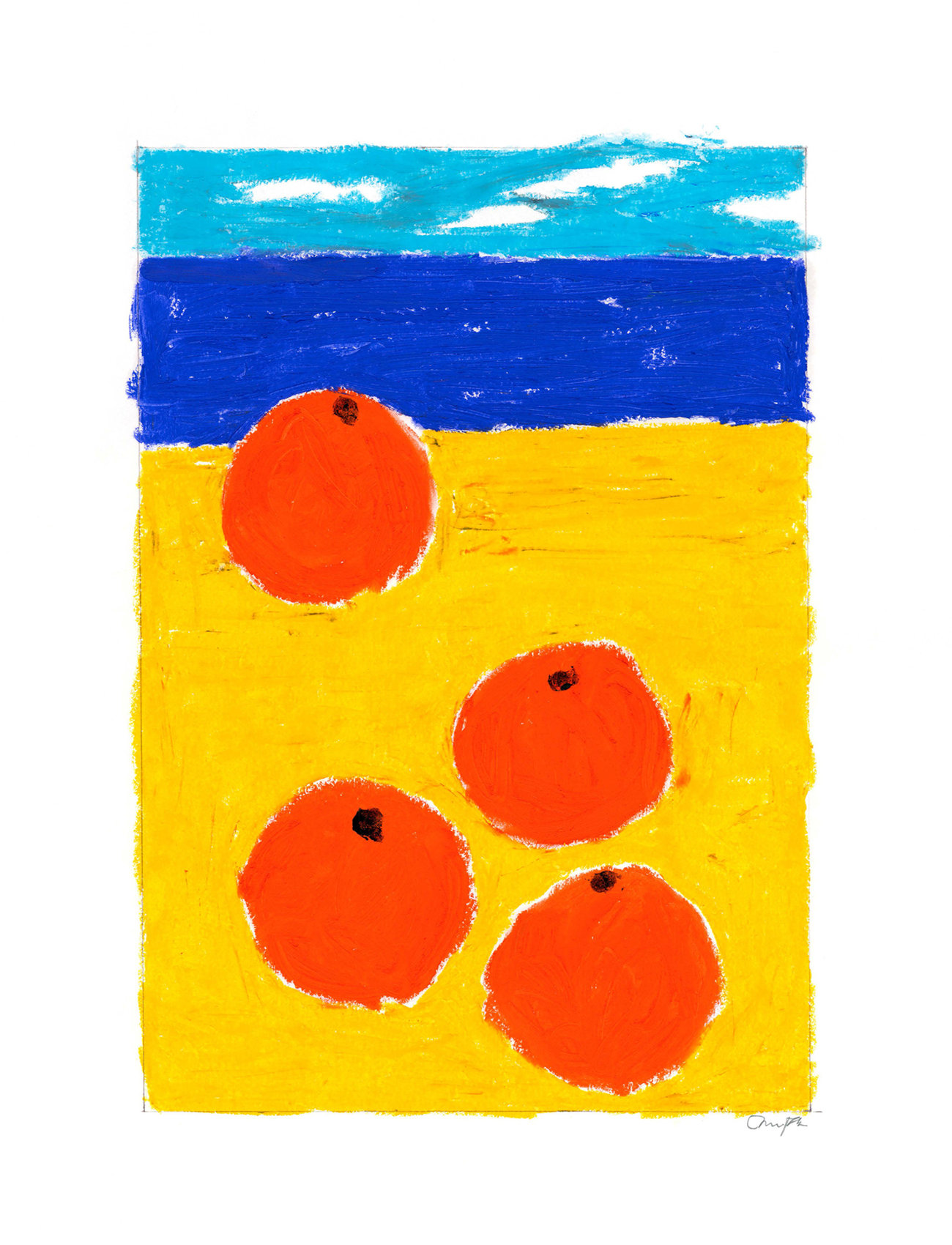 If Walls Could Talk - Oranges On The Beach - laveste priser - multi-colored - 1