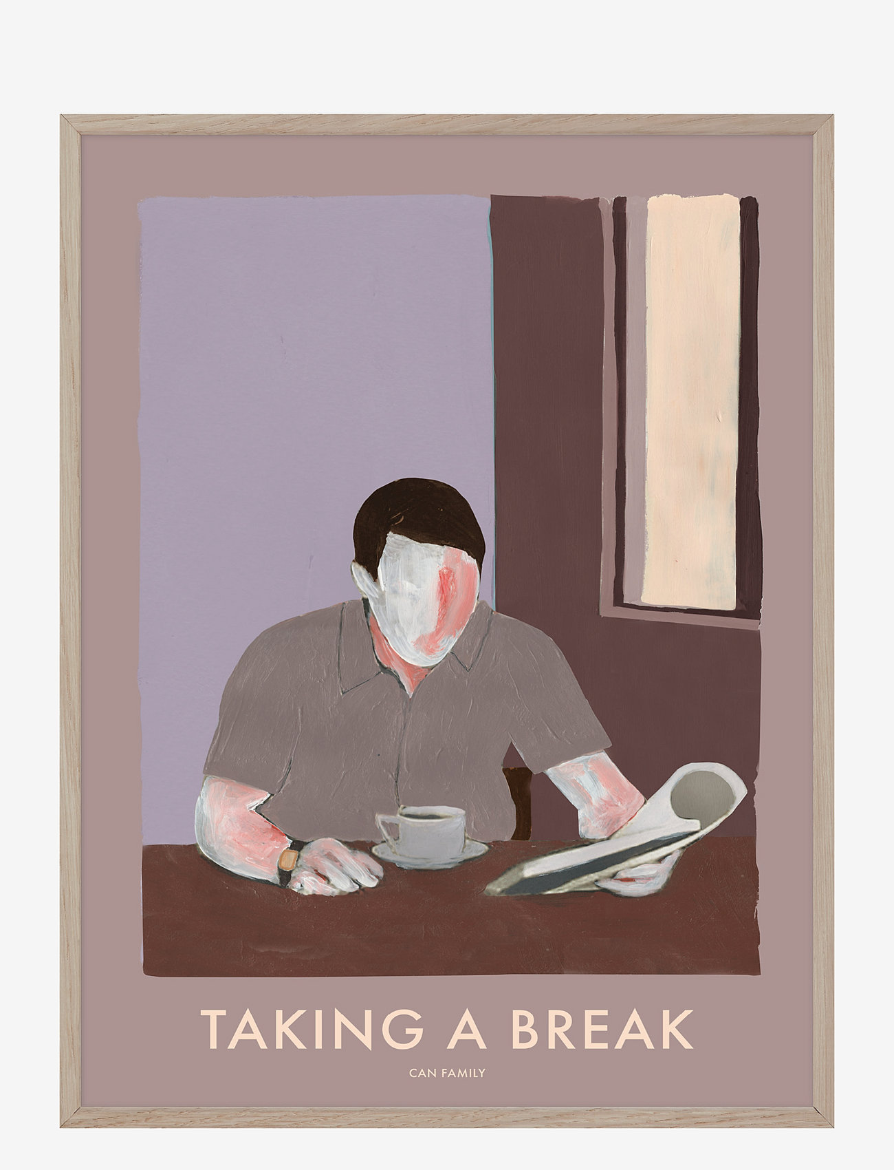 If Walls Could Talk - Reading and Coffee - illustrationer - multi-colored - 0