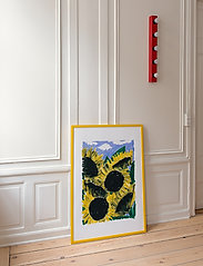 If Walls Could Talk - Sun and Sunflowers - botanical - multi-colored - 3