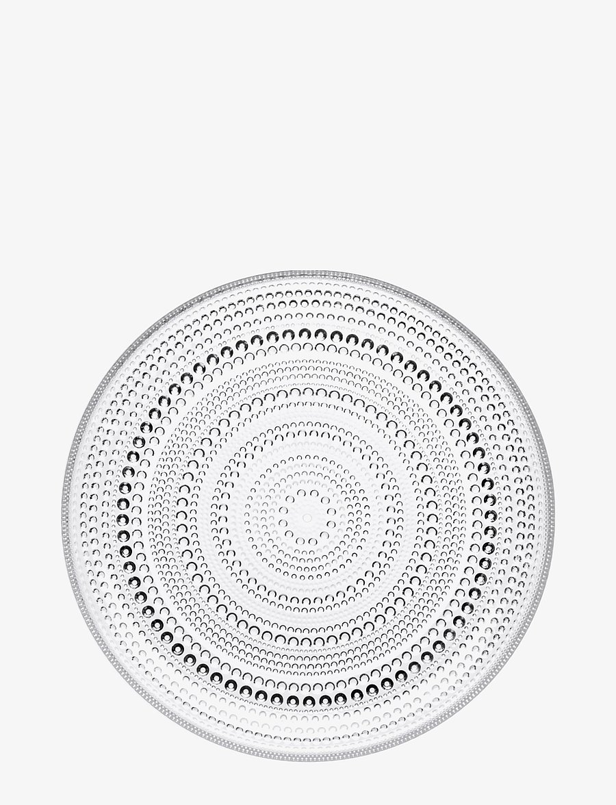 Iittala - Kastehelmi plate 248mm clear - väikesed taldrikud - brown - 1