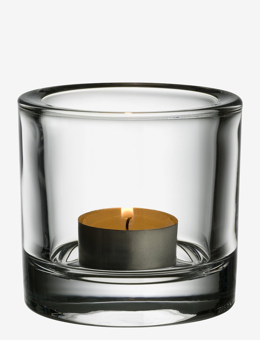 Iittala - Kivi teal.candleh. 60mm - kynttilälyhdyt - clear - 0