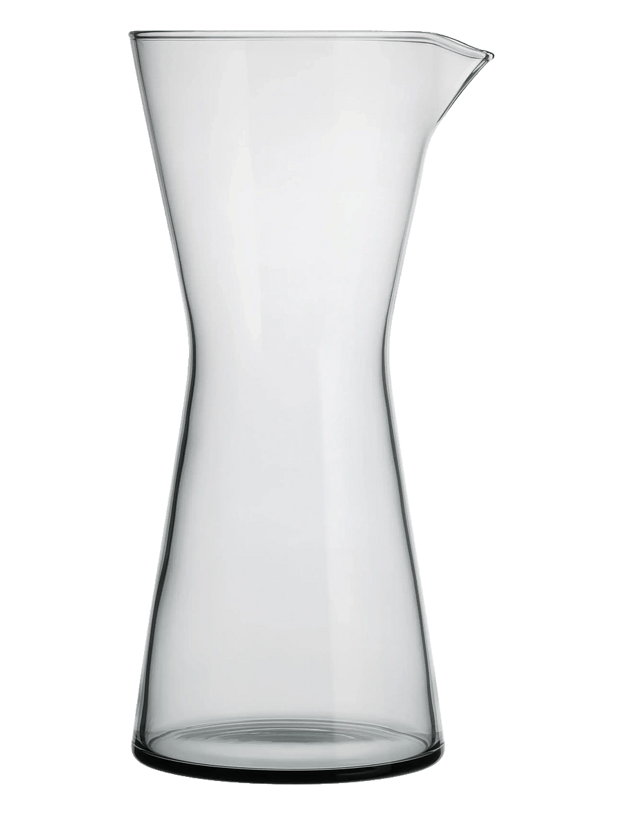 Iittala - Kartio pitcher 95cl grey - wasserkaraffen - grey - 1
