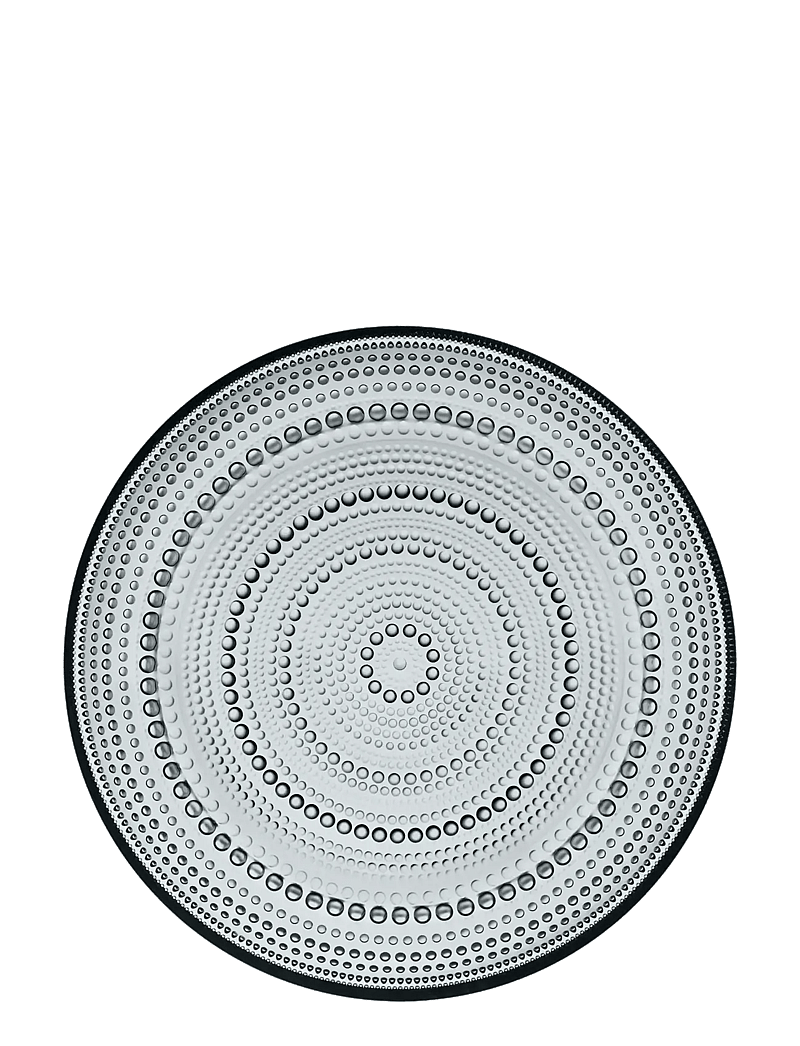 Iittala - Kastehelmi plate 248mm grey - speiseteller - grey - 1