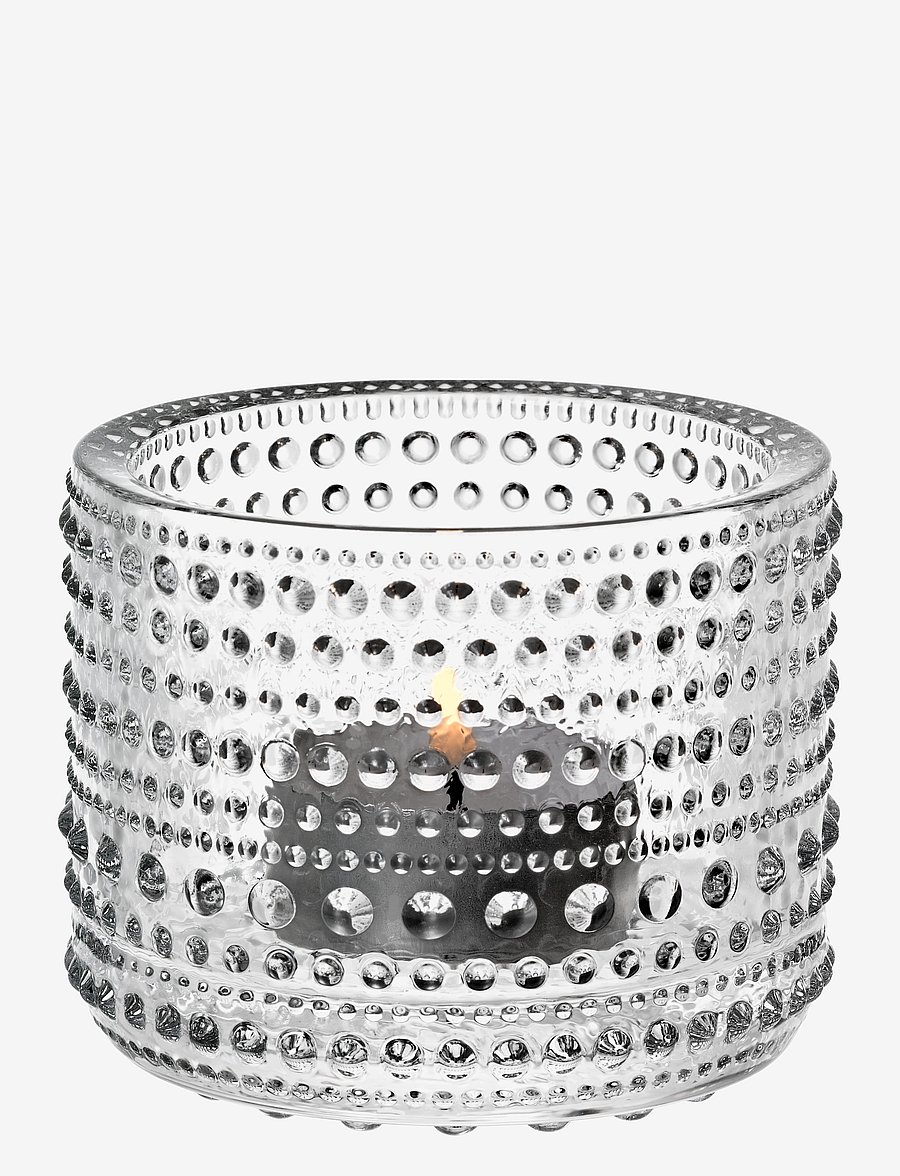 Iittala - Kastehelmi teal.candleh. 64mm - photophore - clear - 0