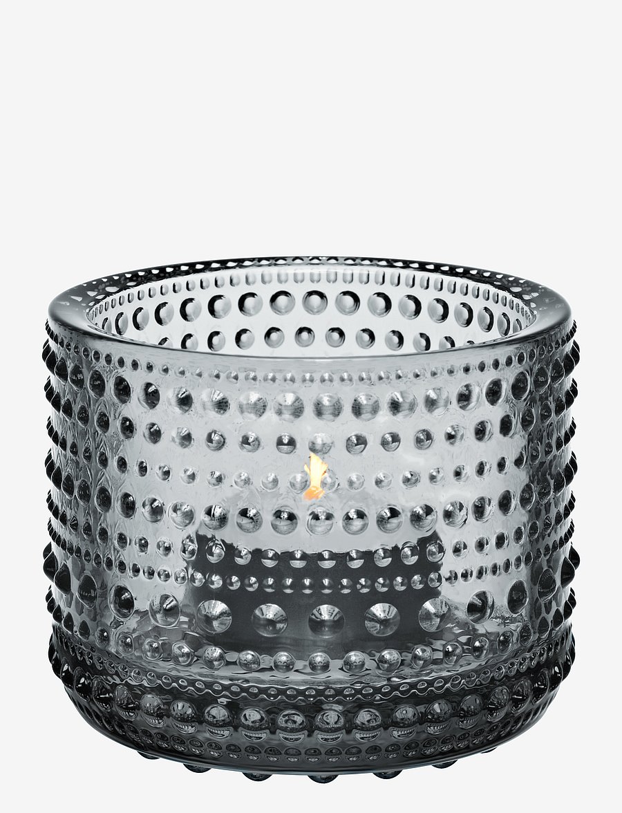 Iittala - Kastehelmi teal.candleh. 64mm - teeküünlahoidjad - grey - 0