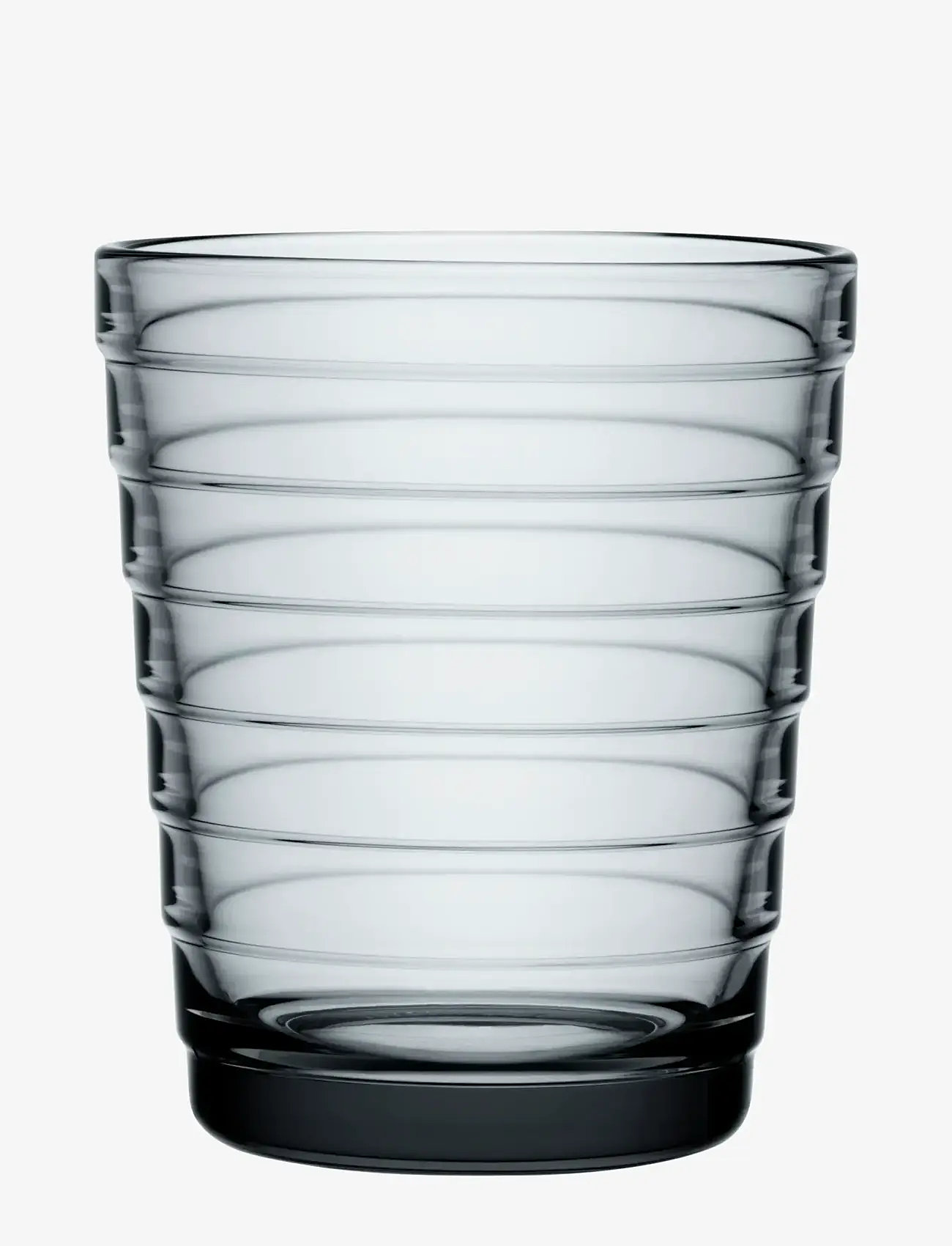 Iittala - Aino Aalto tumbler 22cl grey 2pc - drinking glasses & tumblers - grey - 1
