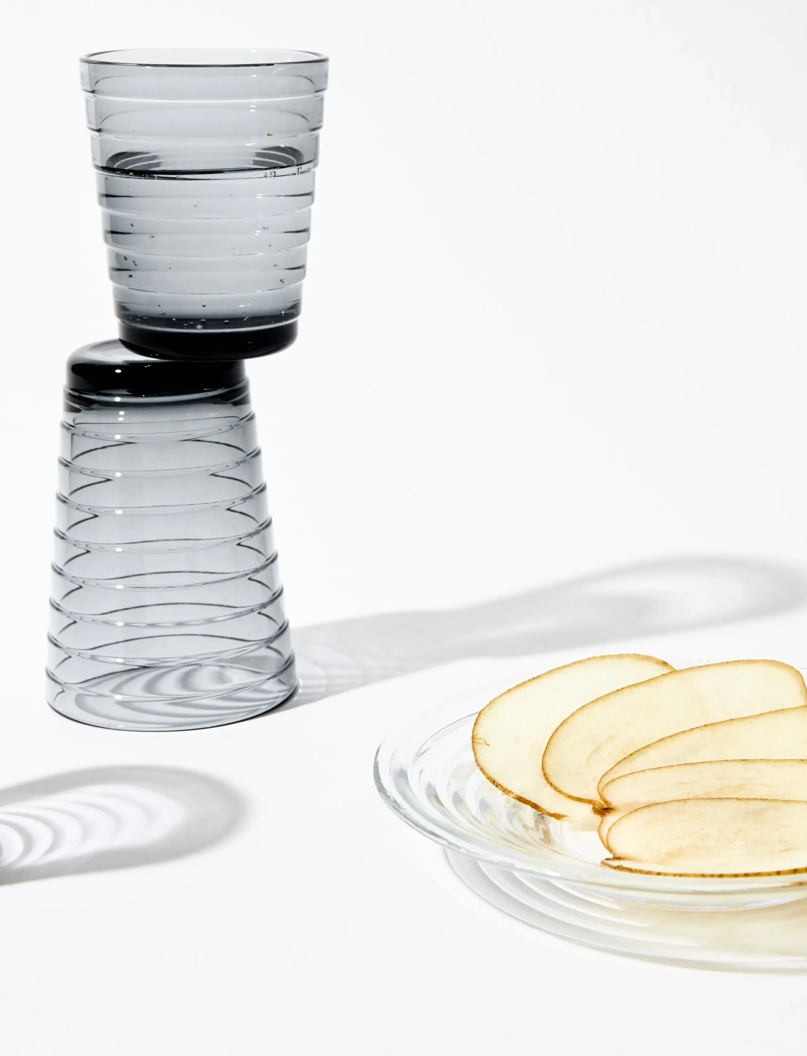 Iittala - Aino Aalto tumbler 22cl grey 2pc - drikkeglas - grey - 2