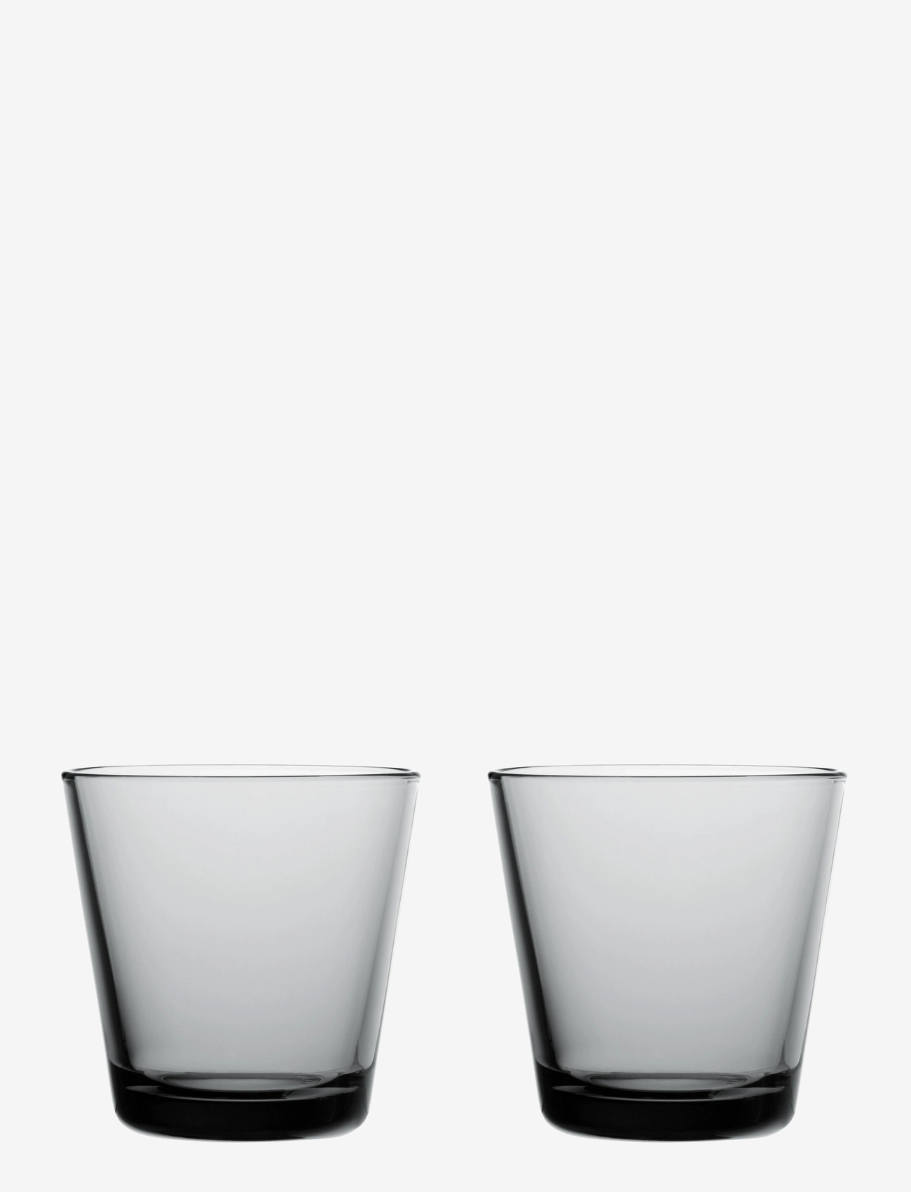Iittala - Kartio tumbler 21cl grey 2pc - drikkeglas - grey - 1