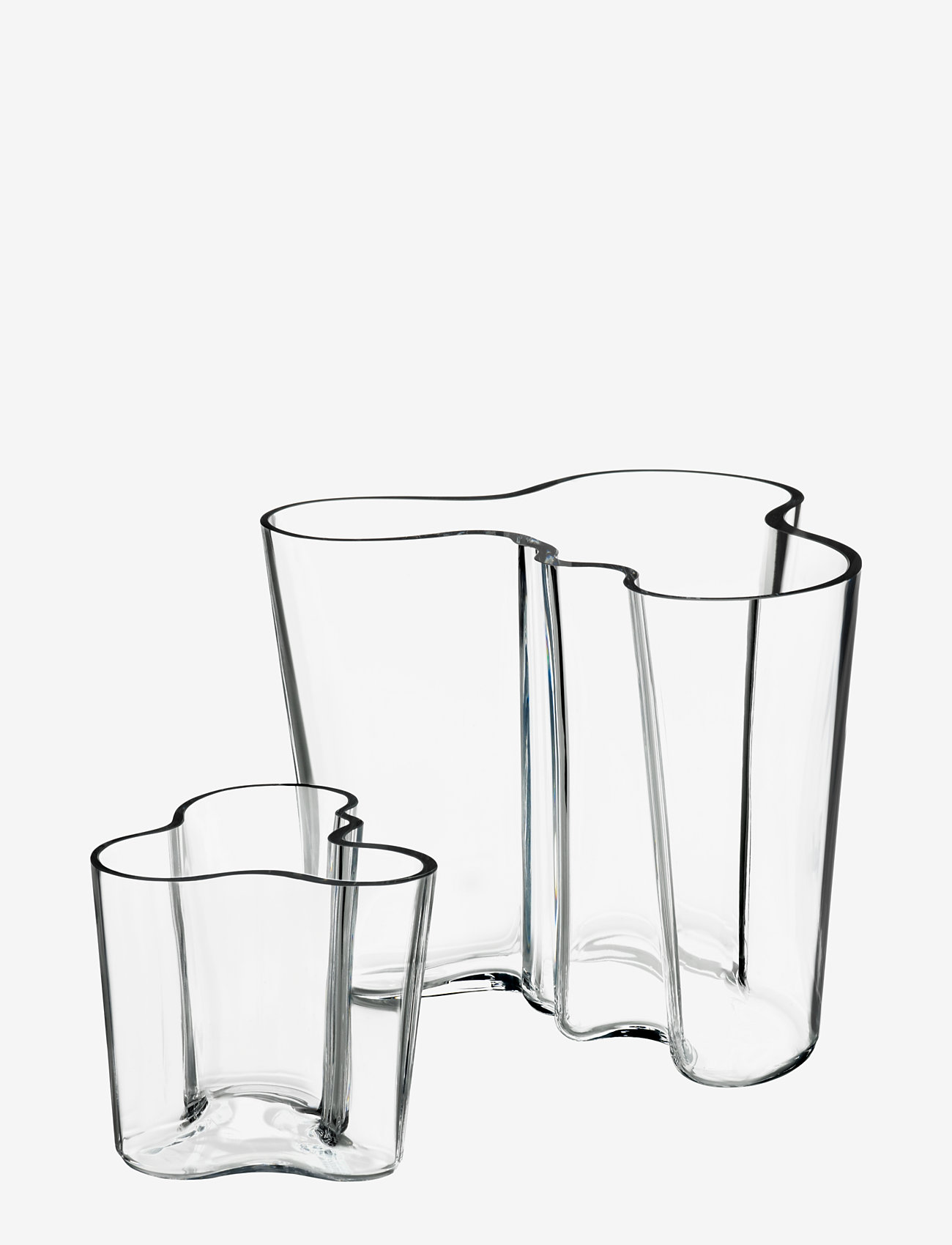 Iittala - Aalto vase set 160+95mm clear - sorteren op prijs - clear - 0
