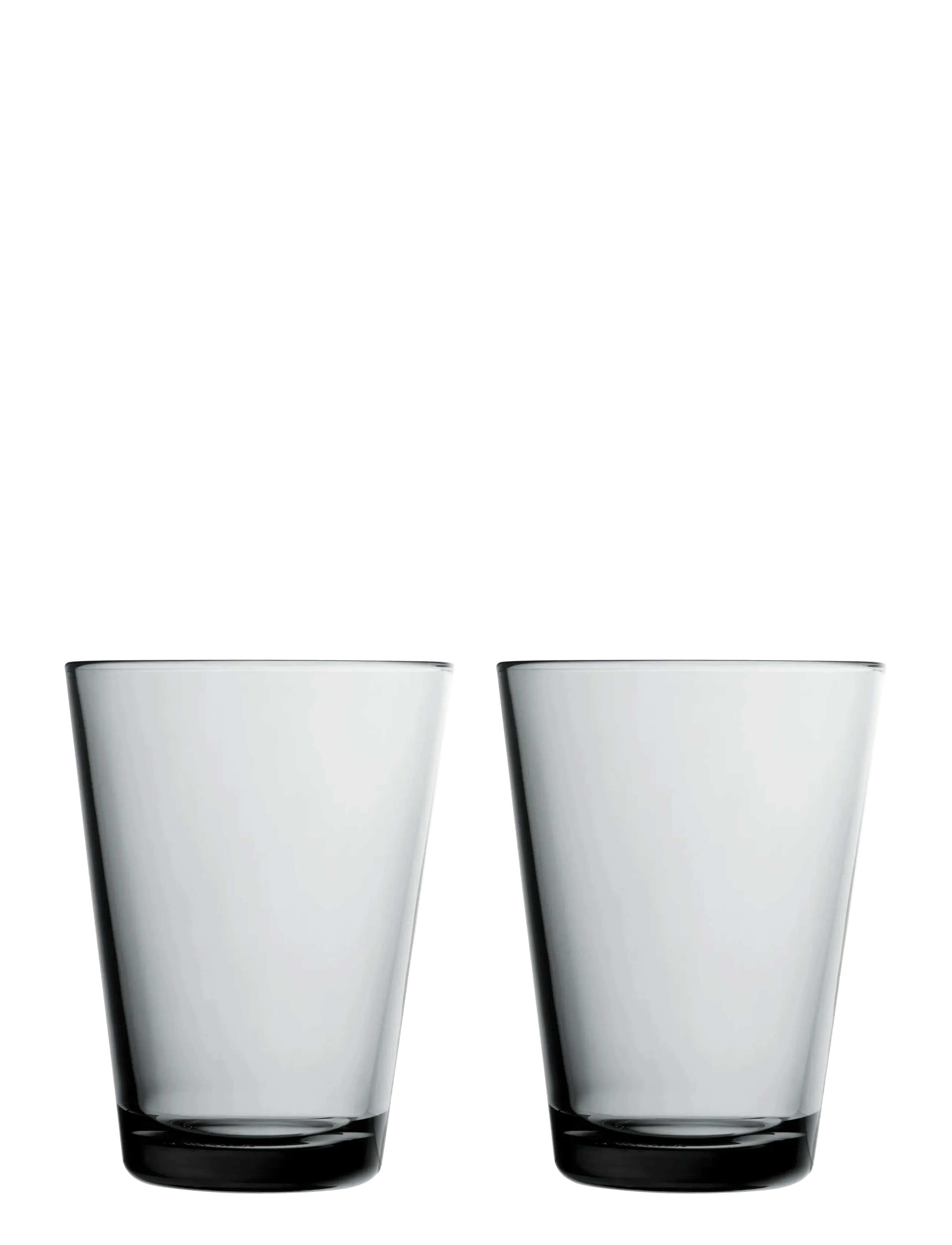 Iittala Kartio tumbler 21cl grey 2pc - App deal - GREY / grey