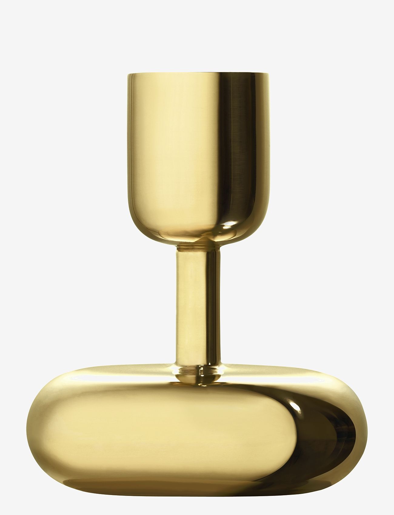 Iittala - Nappula candleholder 107mm brass - nach preis einkaufen - brass - 0