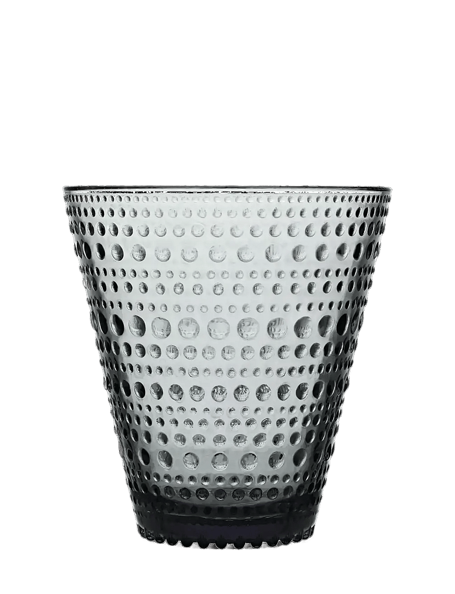 Iittala - Kastehelmi tumbler 30cl grey 2pc - trinkgläser - grey - 1