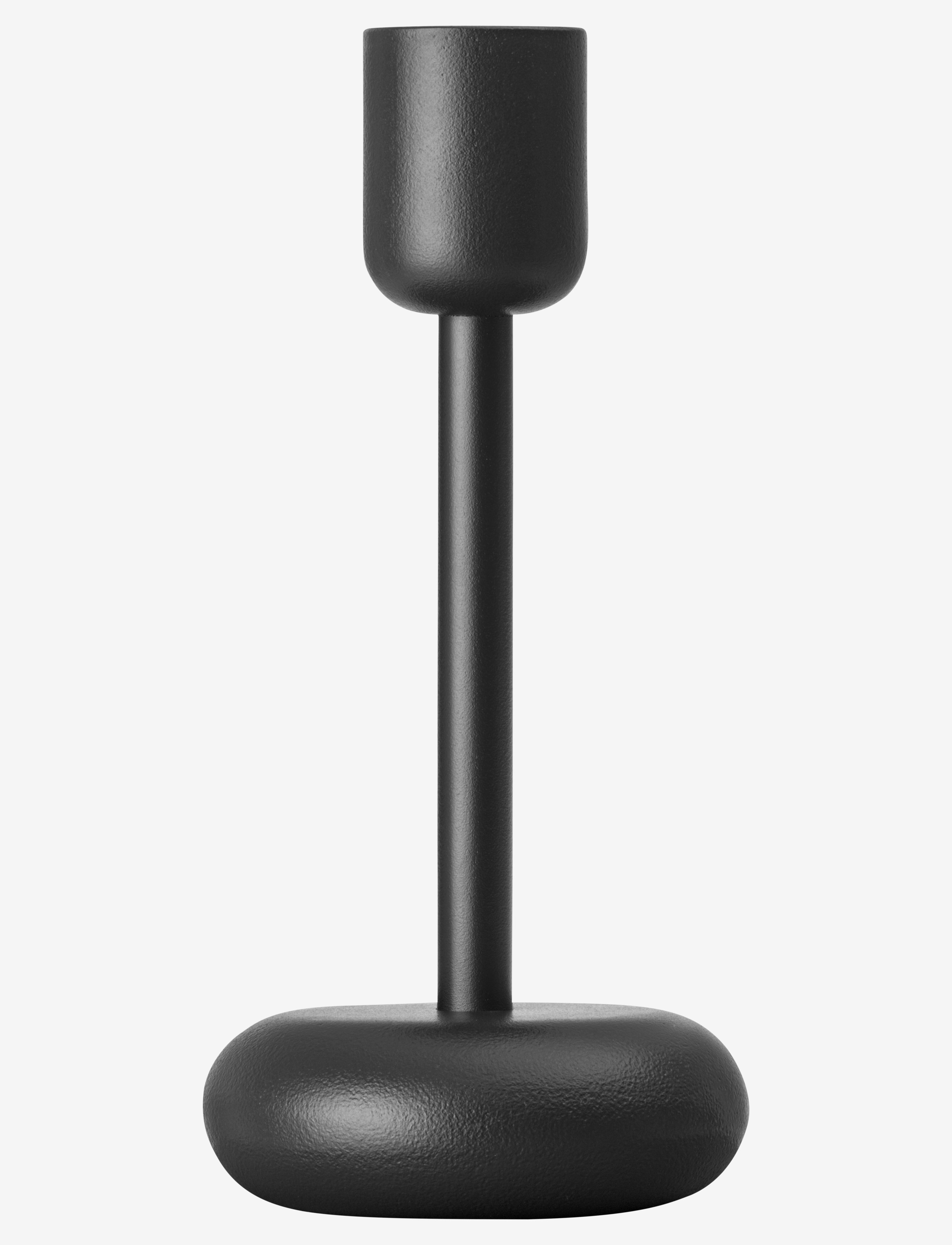 Iittala Nappula candle holder 183mm - Einrichtung - DARK GREY / black