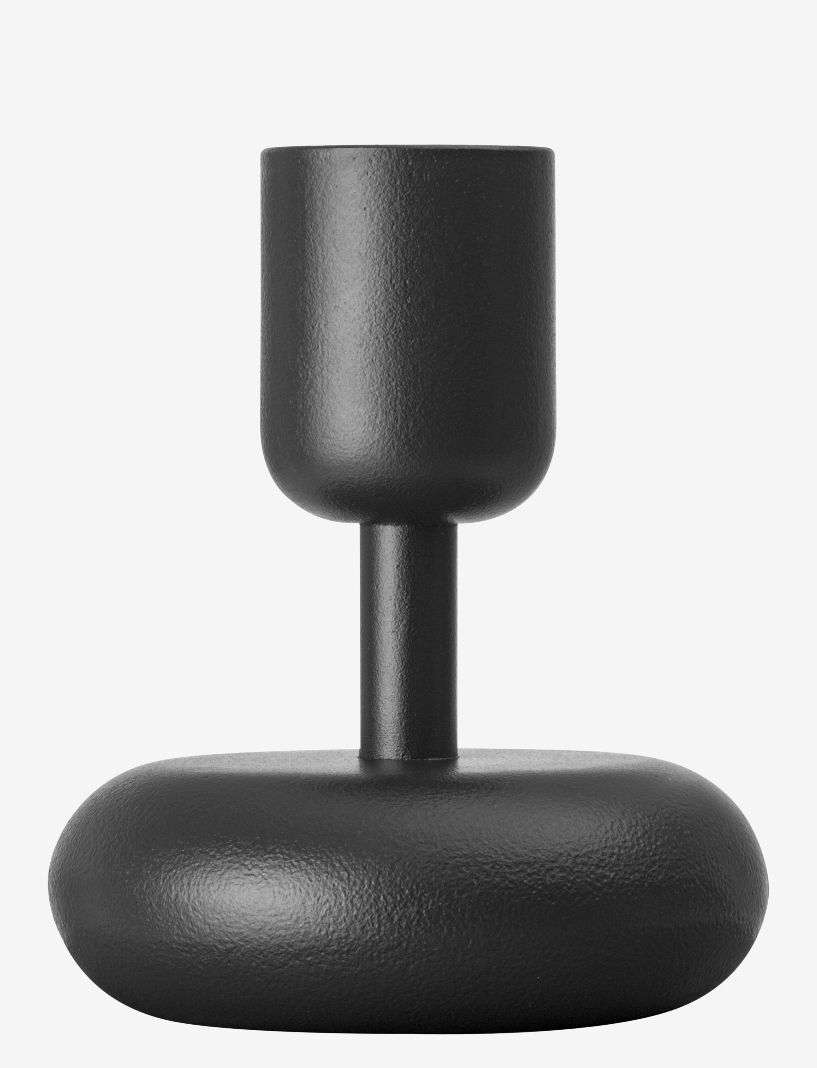 Iittala Nappula candle holder 107mm - Einrichtung - DARK GREY / grey