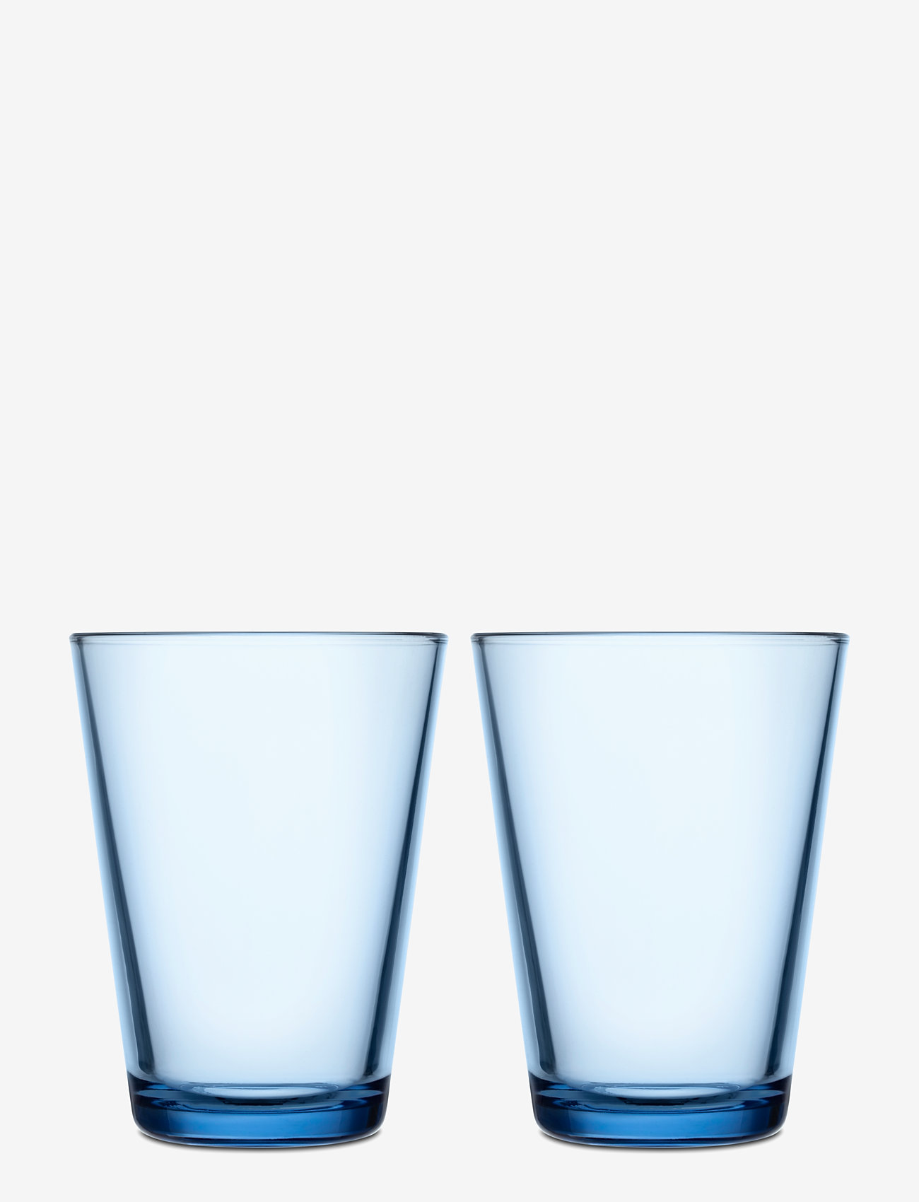 Iittala Kartio Tumbler 40Cl Aqua 2Pcs, 40 CL, Blue, Glas > Drikkeglas, Unisex
