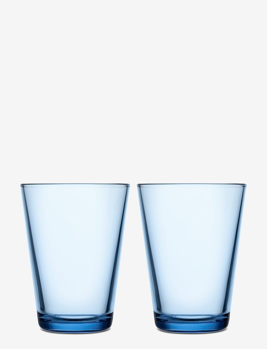 Iittala - Kartio tumbler 40cl aqua 2pcs - joogiklaasid - aqua - 0