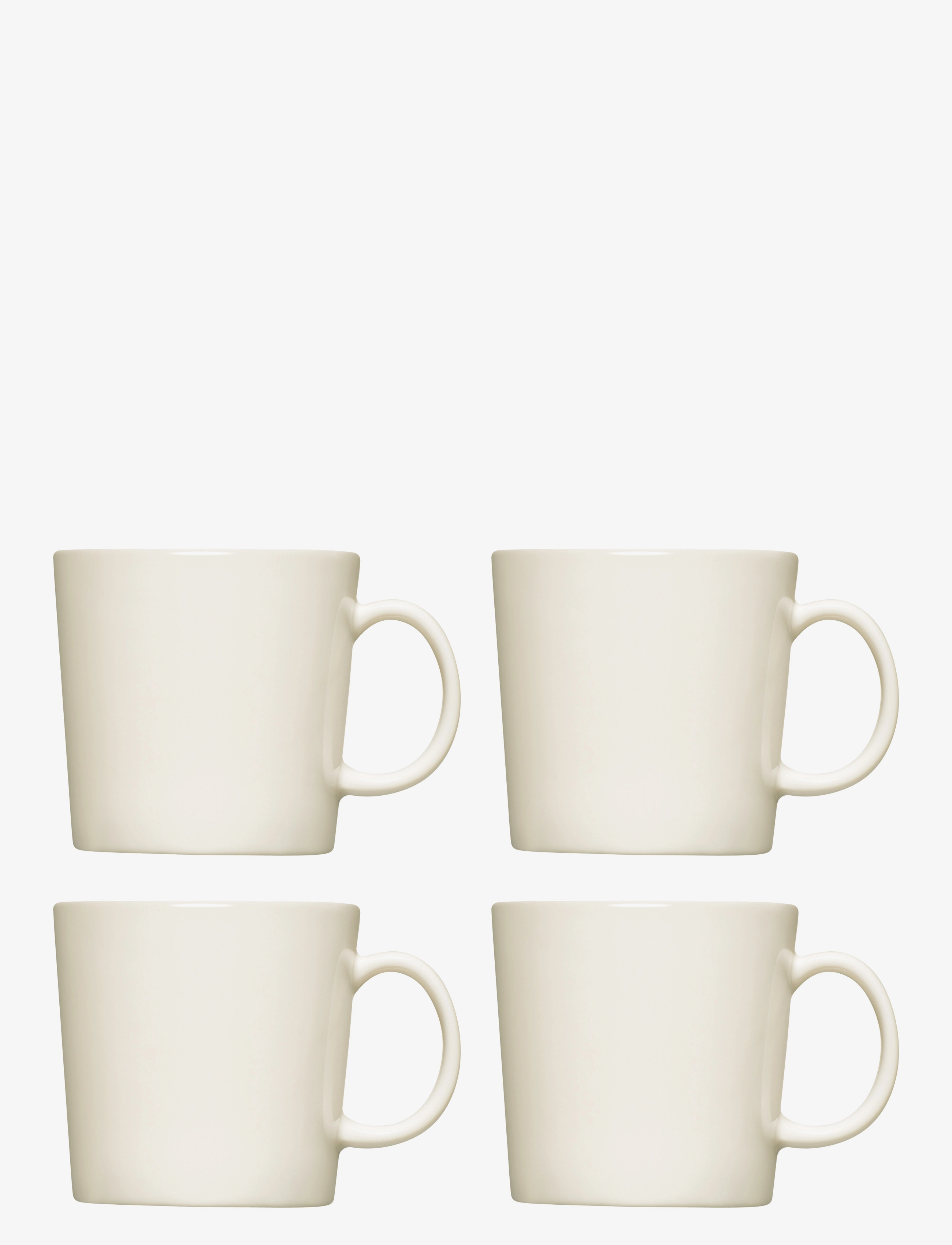 Iittala Teema Mug 0,3L White 4Pcs, 30 CL, White, Kopper & Krus > Kaffekopper, Unisex