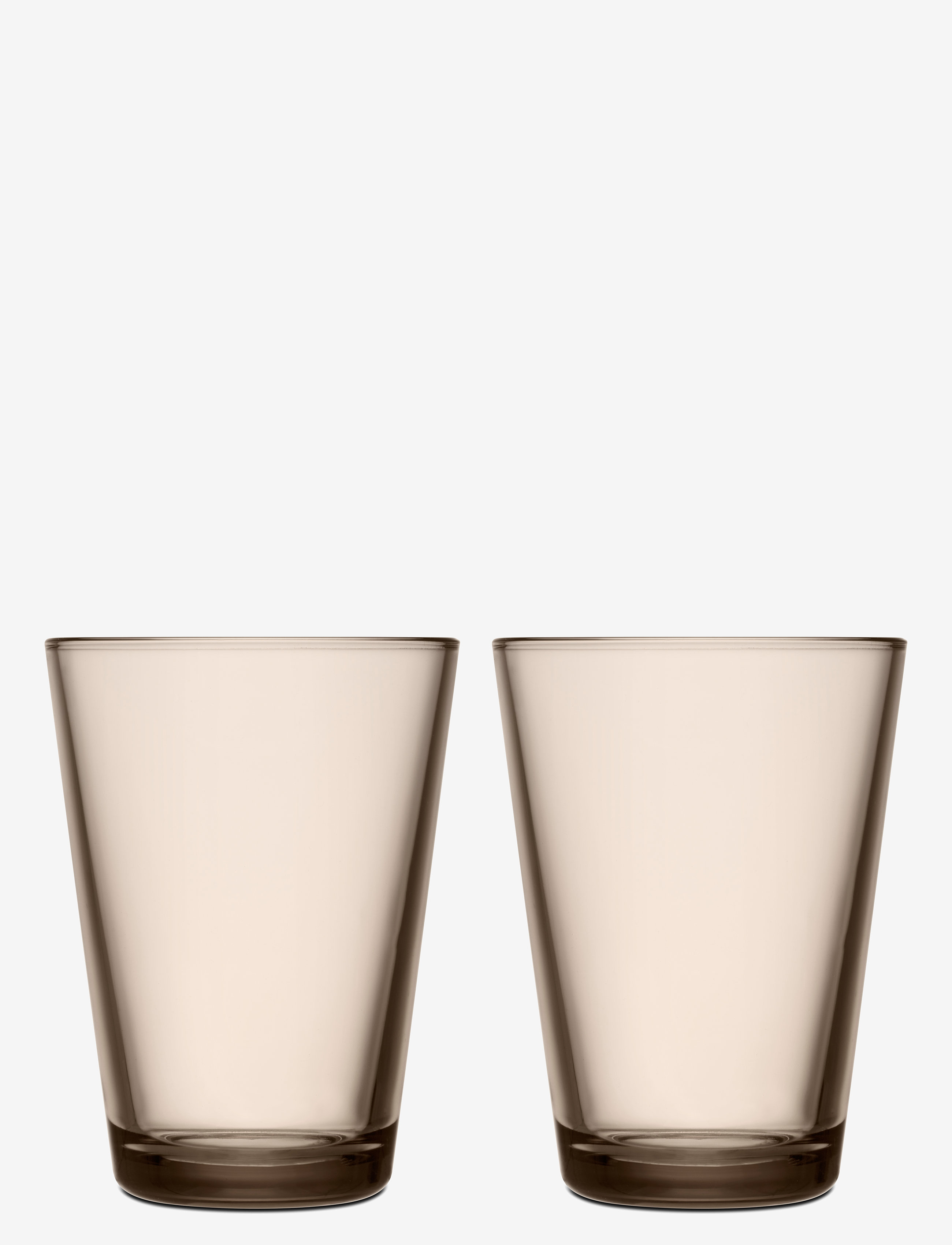 Iittala Kartio 40Cl Glas 2Stk, 40 CL, Beige, Glas > Drikkeglas, Unisex