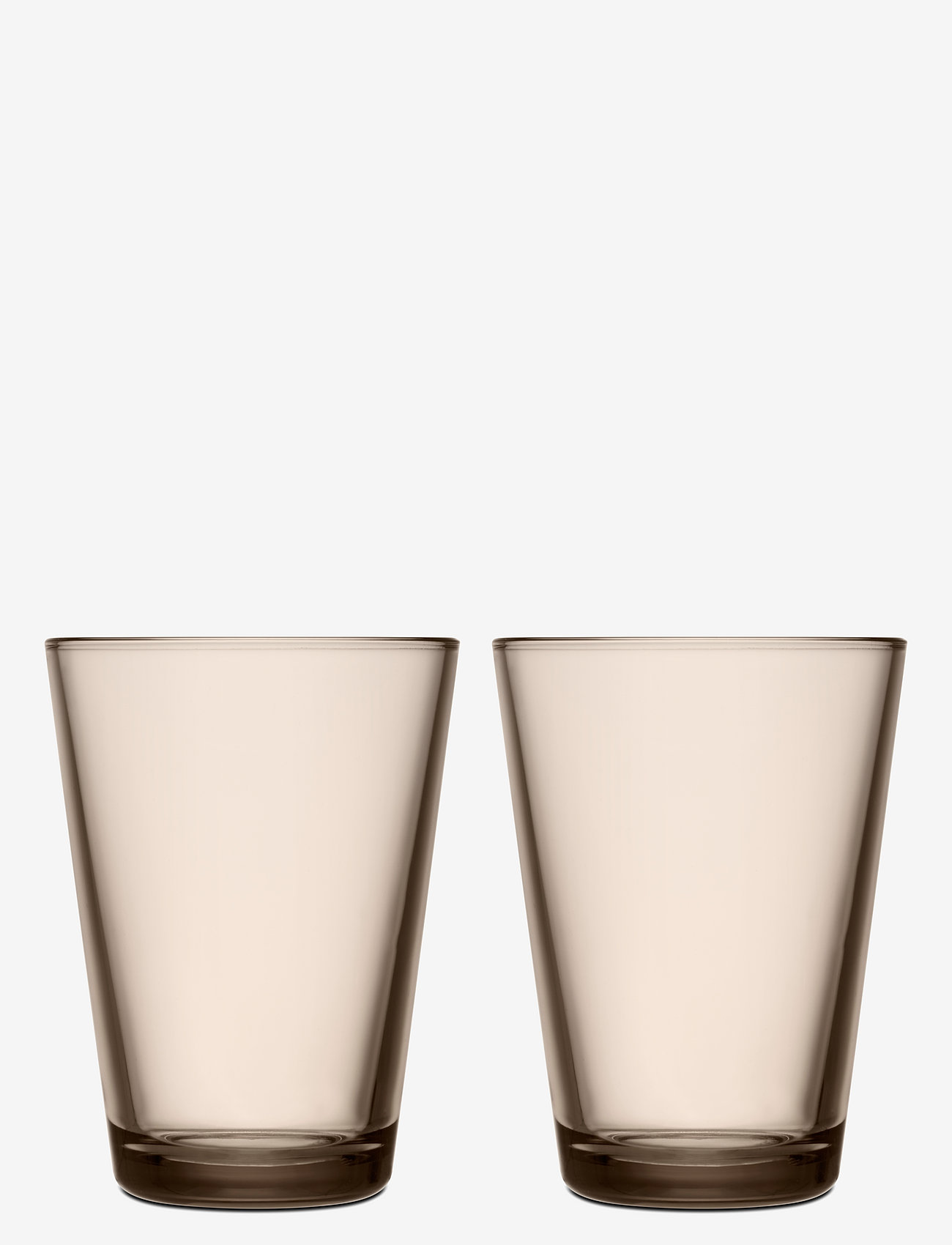 Iittala - Kartio glas 40 cl 2 st - dricksglas - linen - 0