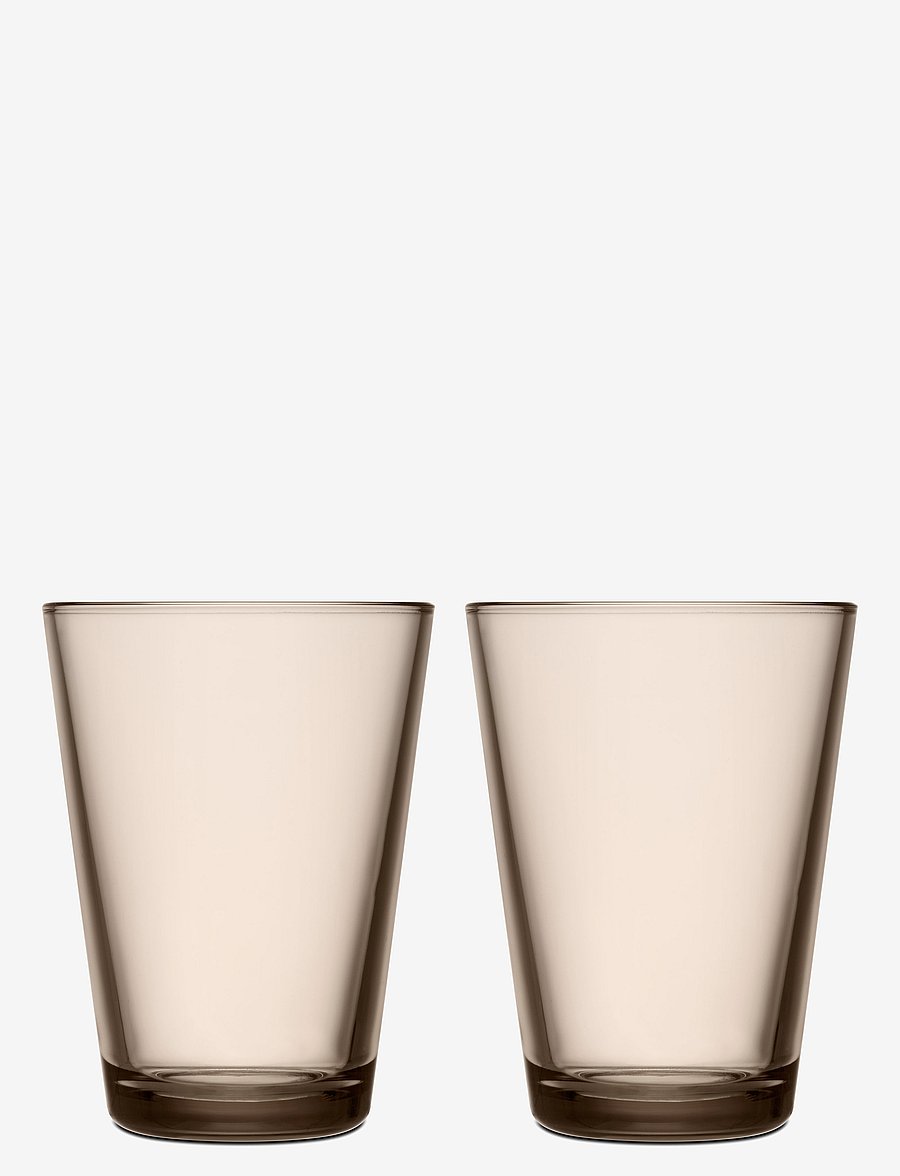 Iittala - Kartio tumbler 40cl 2pc - joogiklaasid - linen - 0