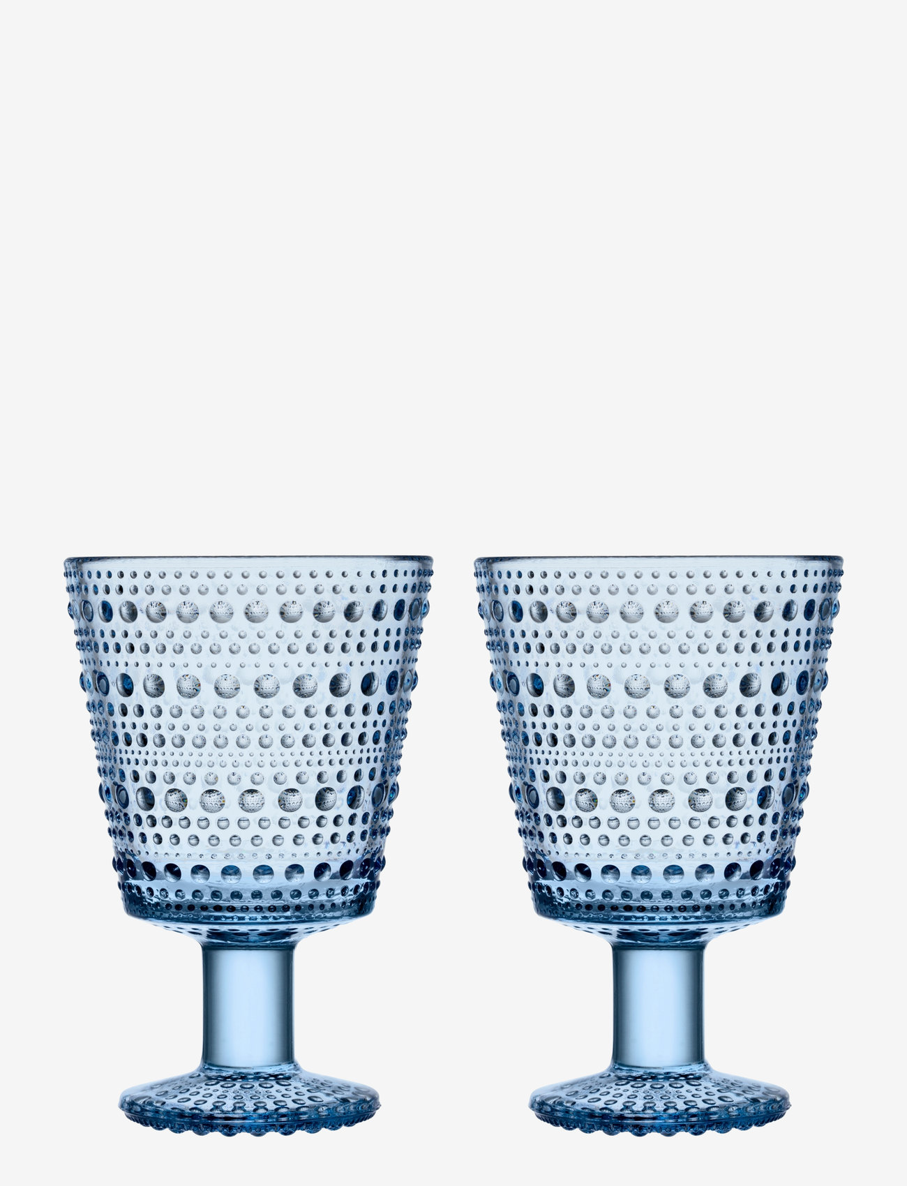 Iittala - Kastehelmi univ. glass 26cl aqua 2pcs - blue - 1
