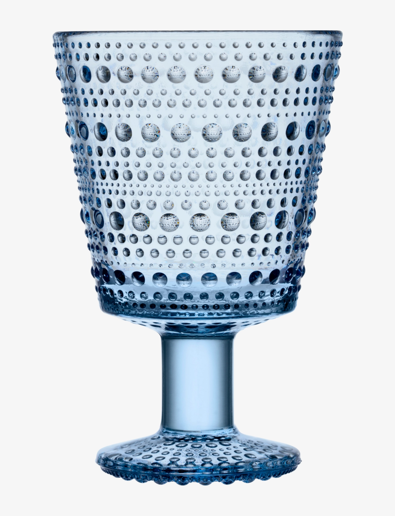 Iittala - Kastehelmi univ. glass 26cl aqua 2pcs - valkoviinilasit - blue - 2