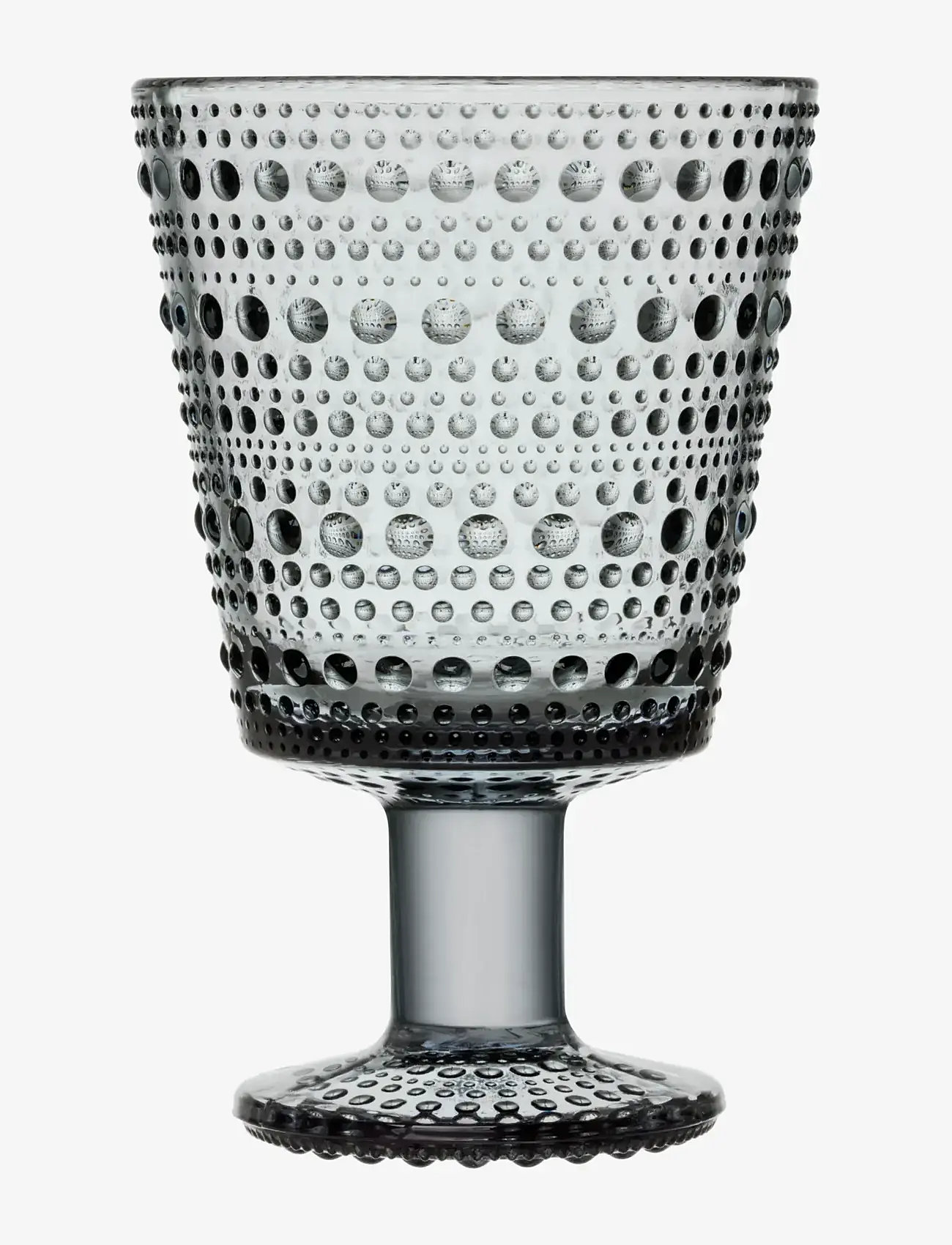Iittala - Kastehelmi univ. glass 26cl grey 2pc - joogiklaasid - grey - 1