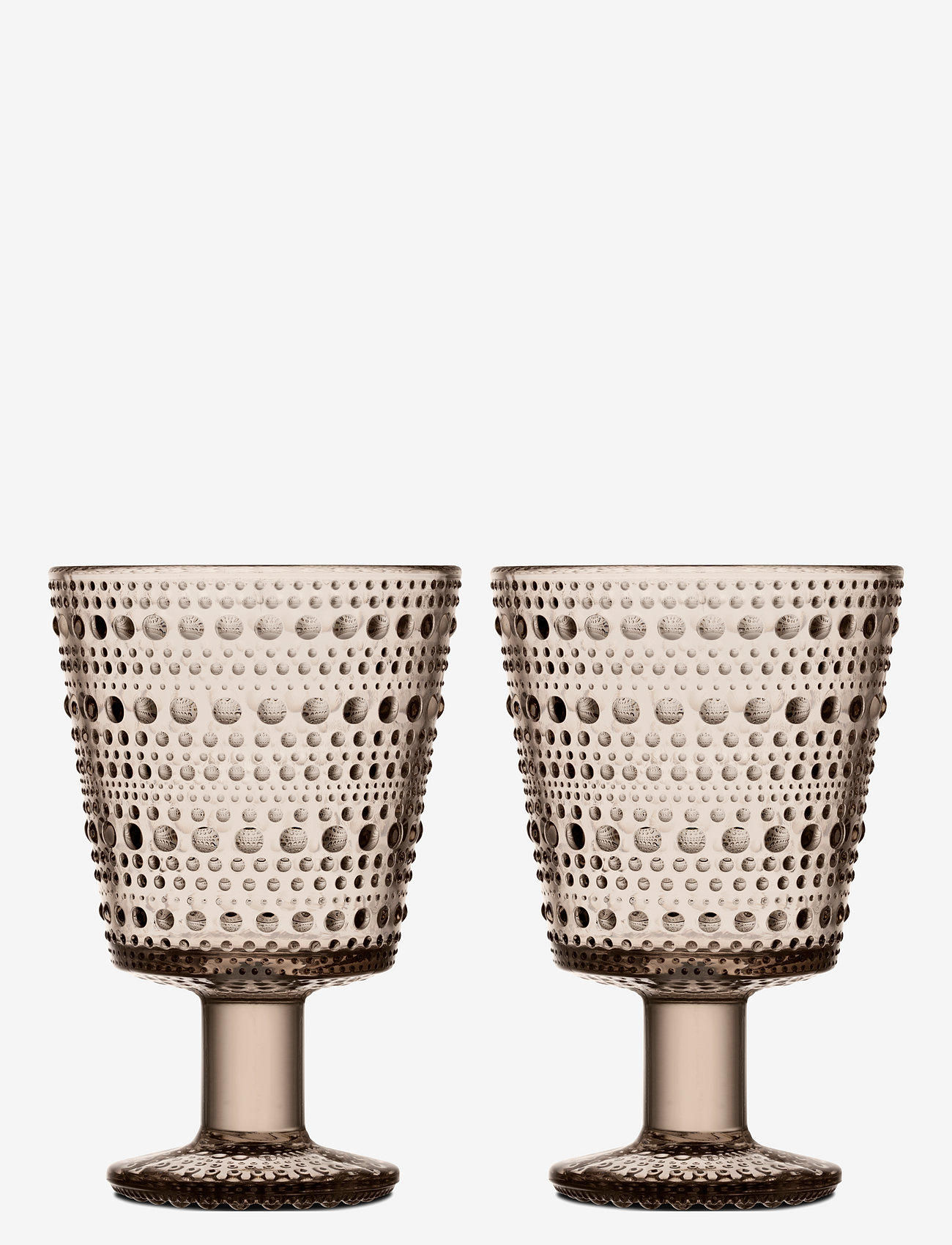 Iittala - Kastehelmi univ. glass 26cl 2pcs - linen - 0