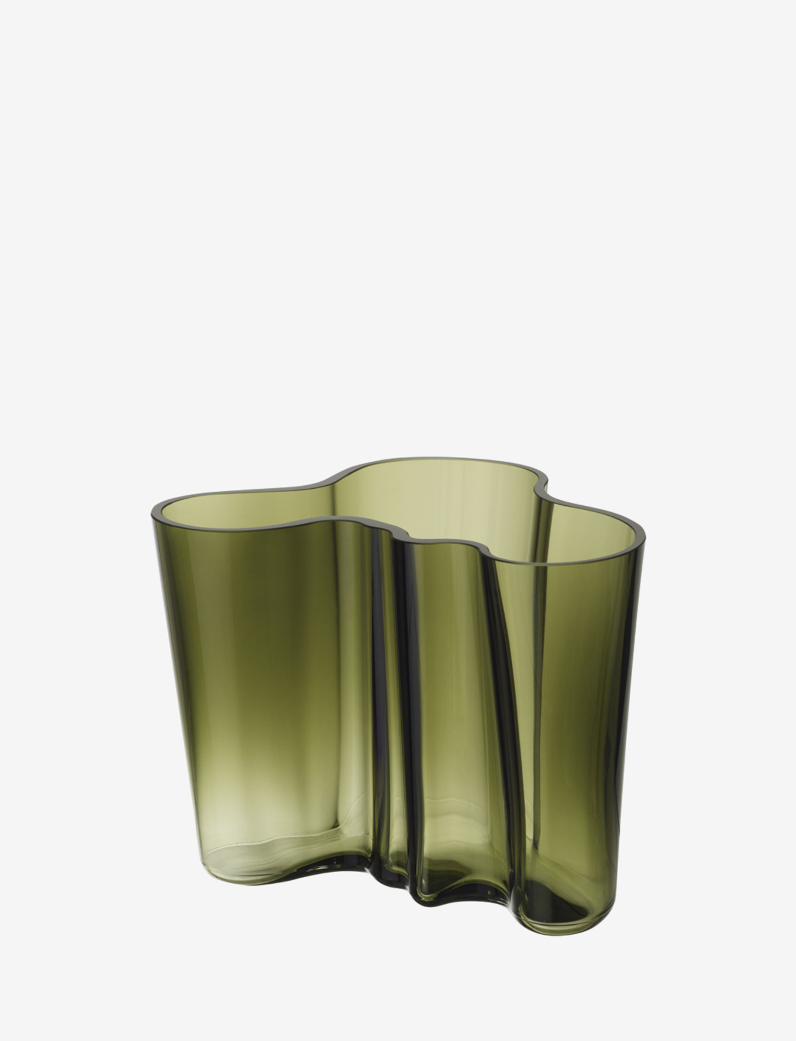 Iittala Aalto Vase, H16 cm, Green, Vaser > Små Vaser, Unisex