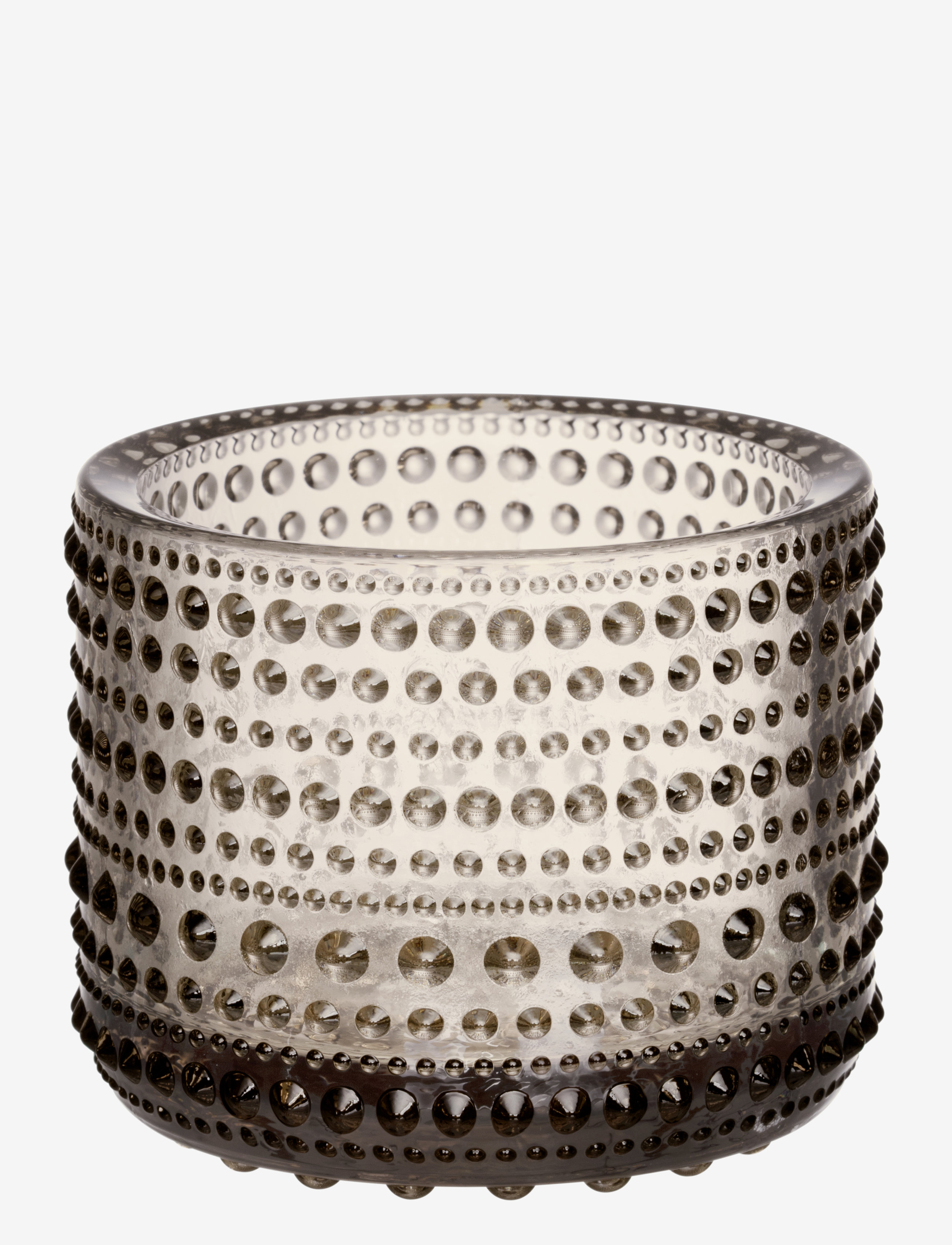 Iittala Kastehelmi Teal.candleh. 64Mm, Ø 6.4 cm, Candlesticks & Lanterns, Schwarz - Tealight Holders, Homeware