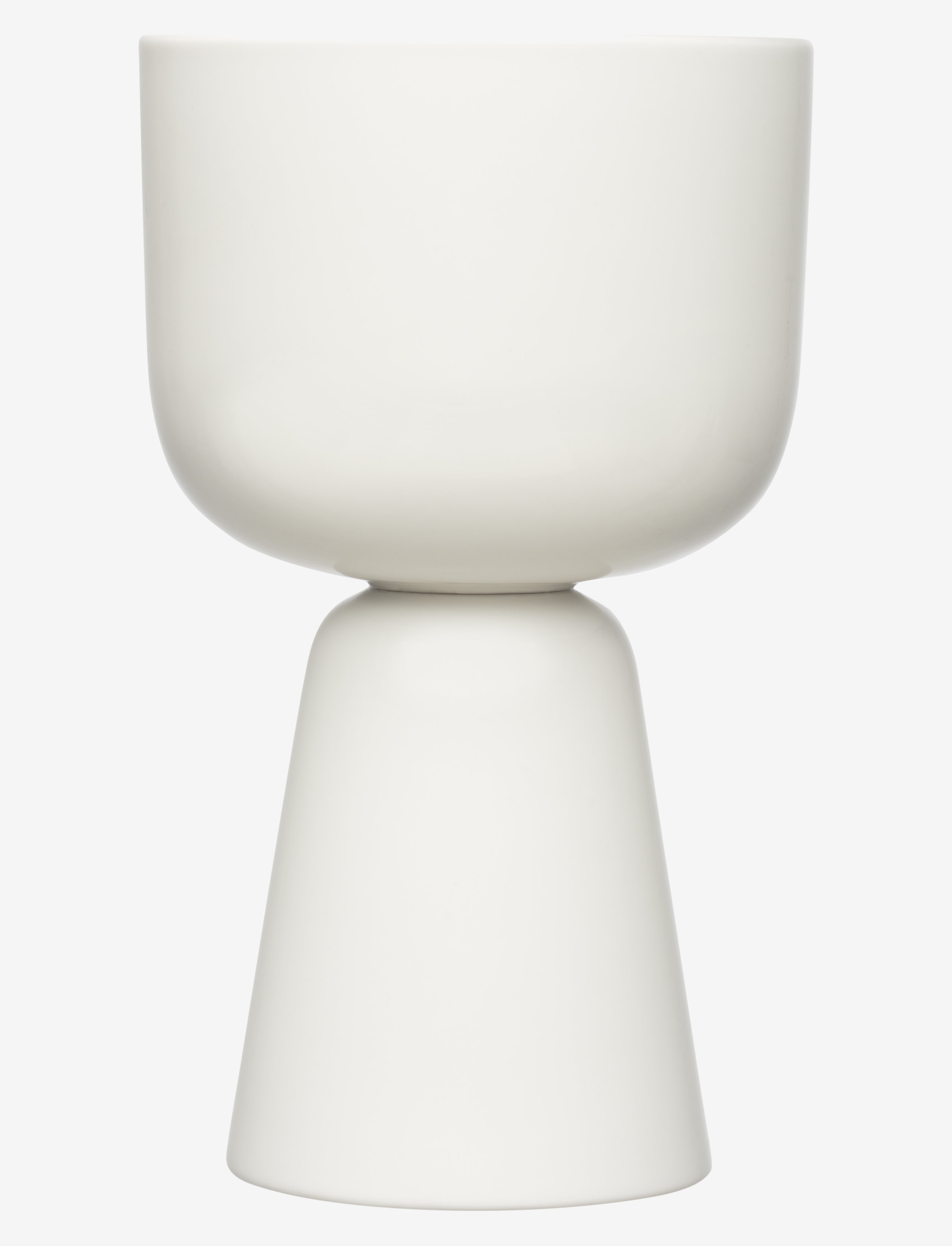 Iittala Nappula Urtepotte 26X15,5Cm, Flower Pots, Hvid, Str: H26CM