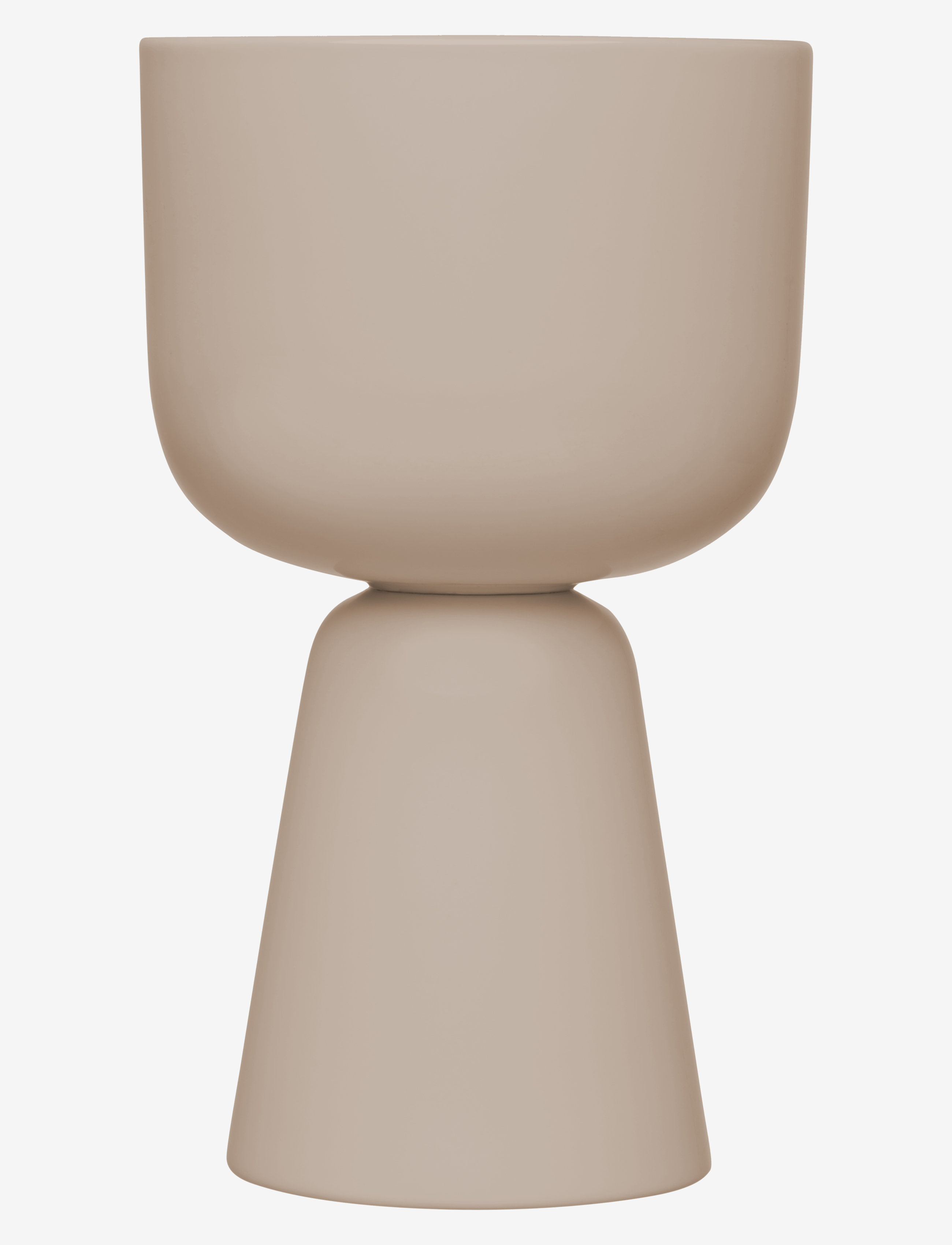 Iittala Nappula Urtepotte 26X15,5Cm, Flower Pots, Beige, Str: H26CM