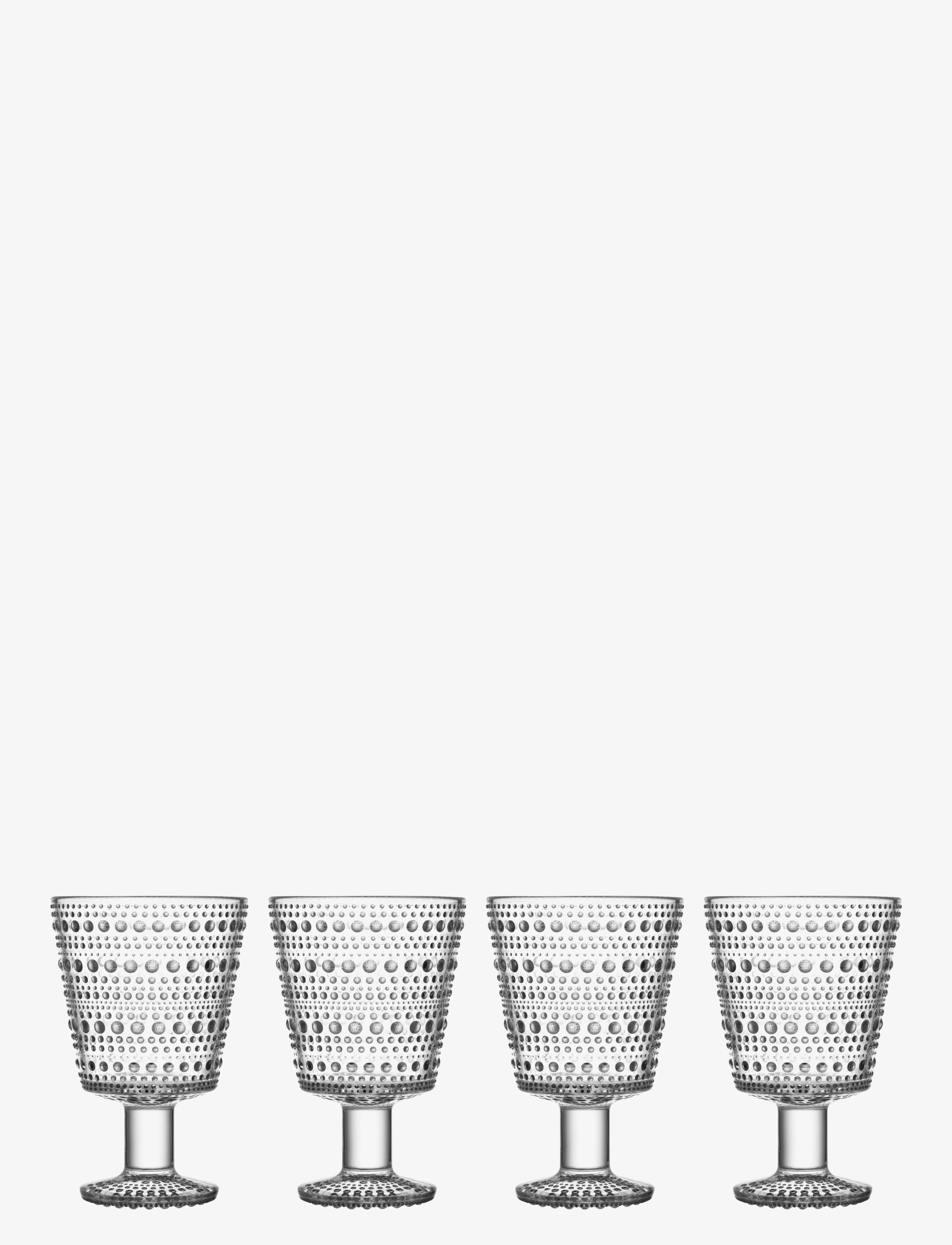 Iittala Kastehelmi Univers. Glass 26Cl Clear 4Pc - Brown - 26 CL