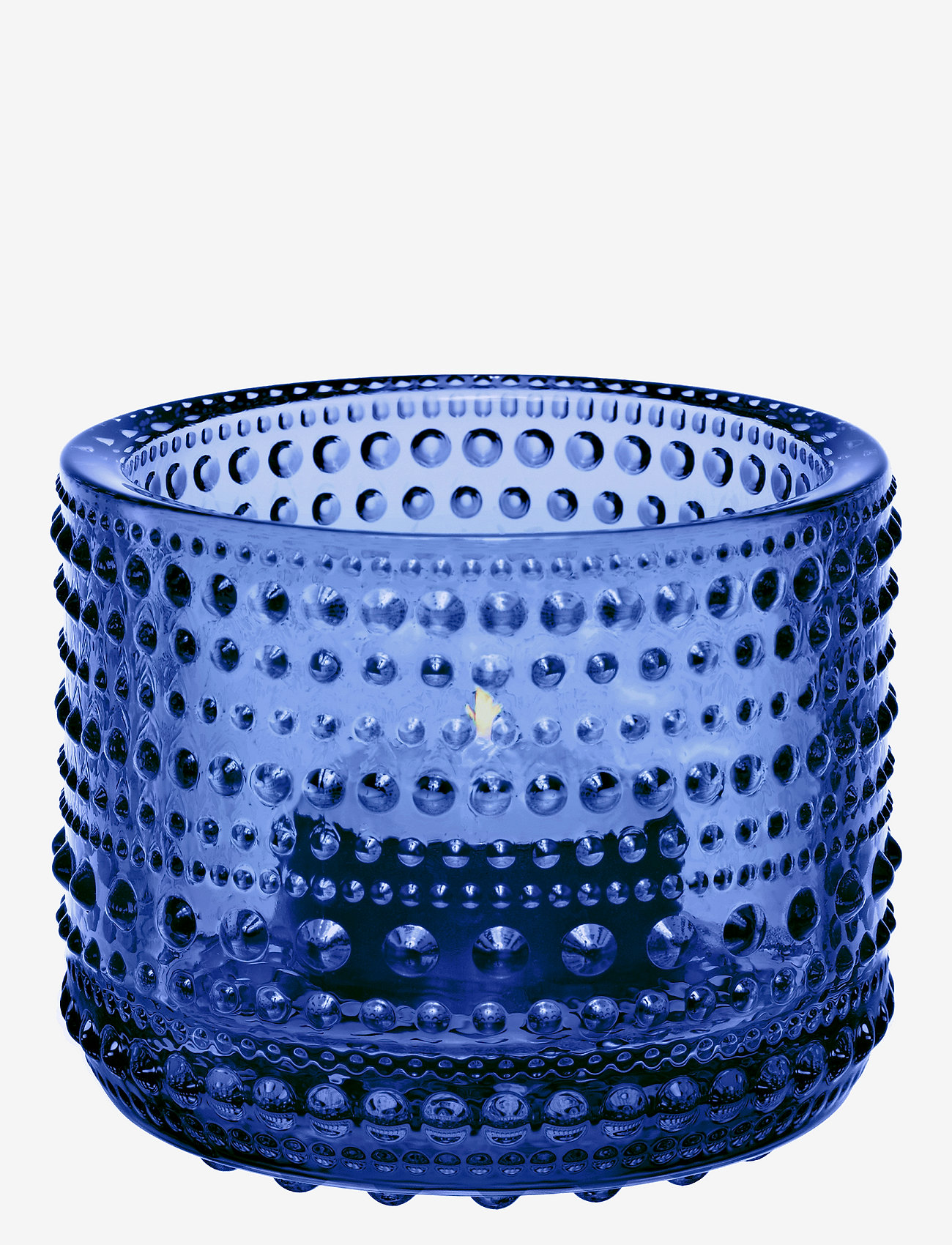 Iittala - Kastehelmi teal.candholder 64mm - laveste priser - ultramarinblue - 0