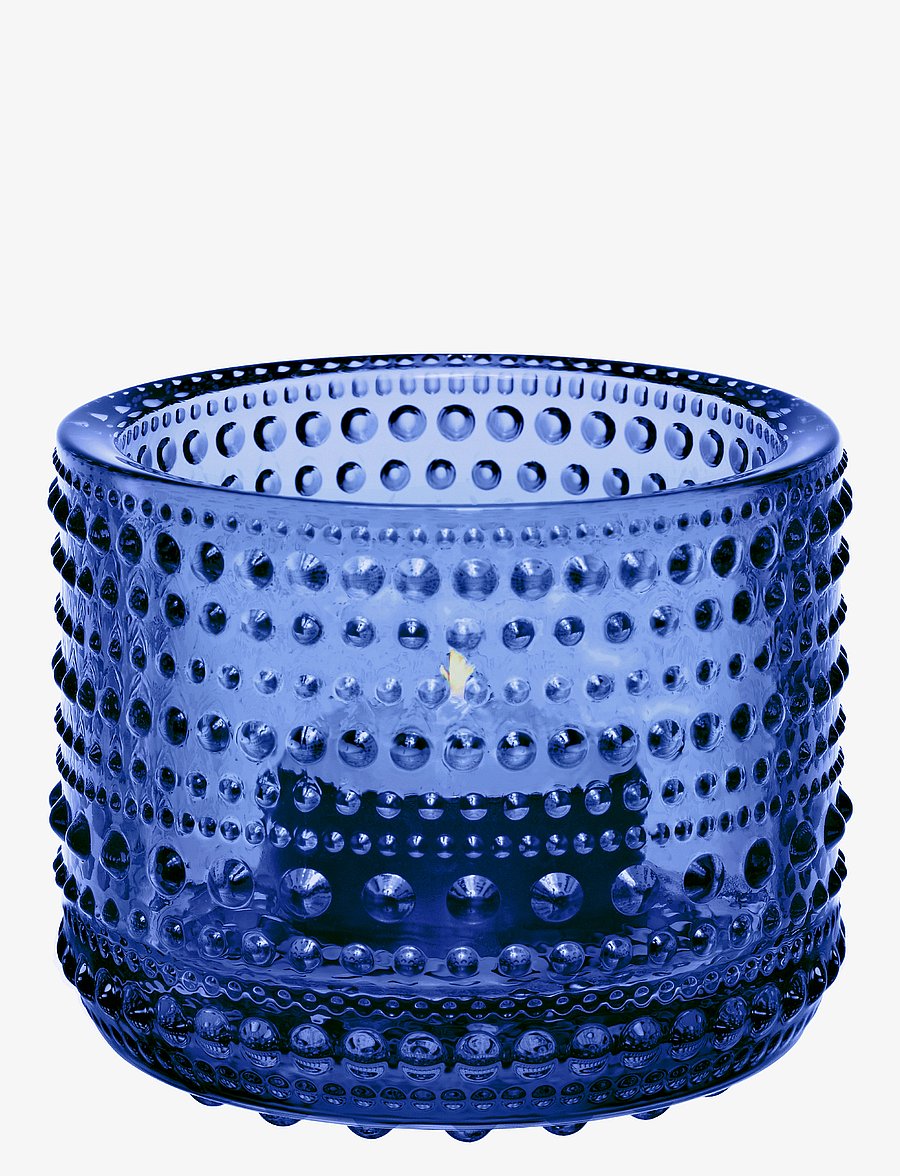 Iittala - Kastehelmi teal.candholder 64mm - ultramarinblue - 0