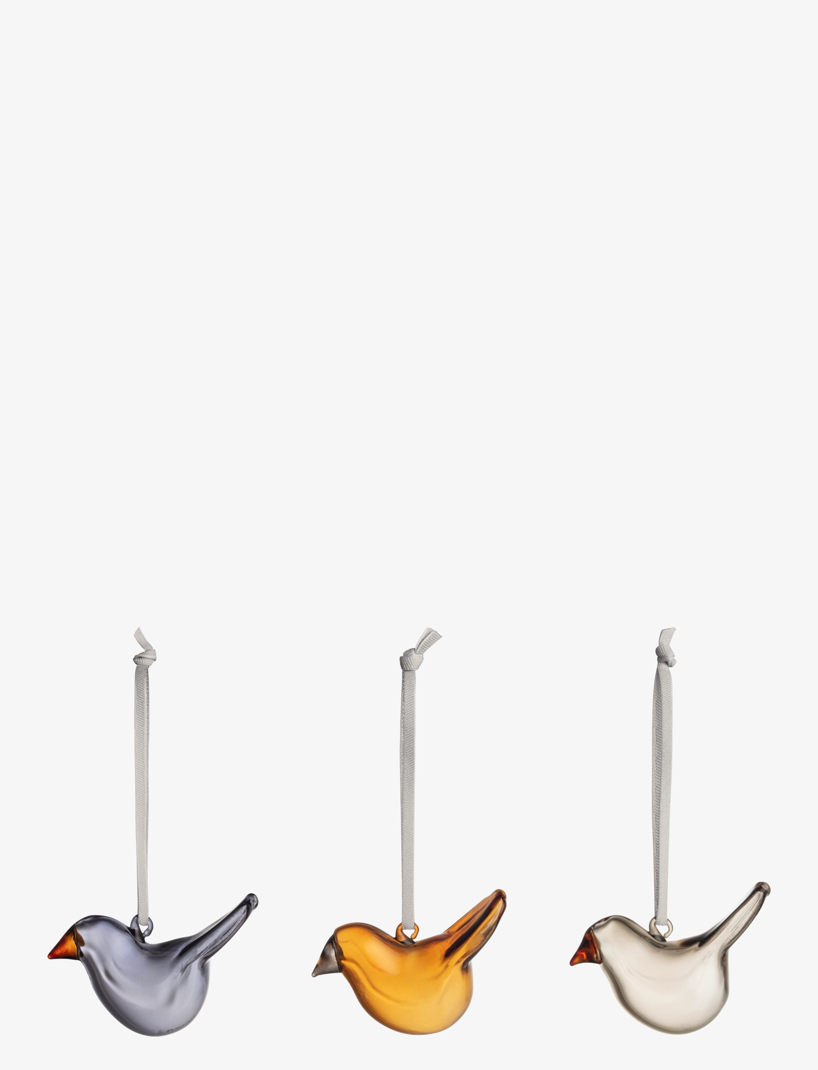 Iittala Iittala Mini Glass Birds Mix 3Set, 32, Multi/patterned, Decorative Accessories-details > Figures & Sculptures, Unisex